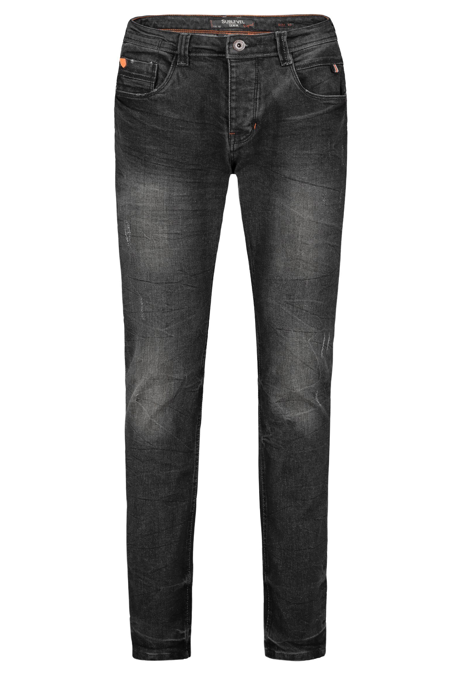 SUBLEVEL Slim-fit-Jeans Sublevel Herren Jeans Hose günstig online kaufen