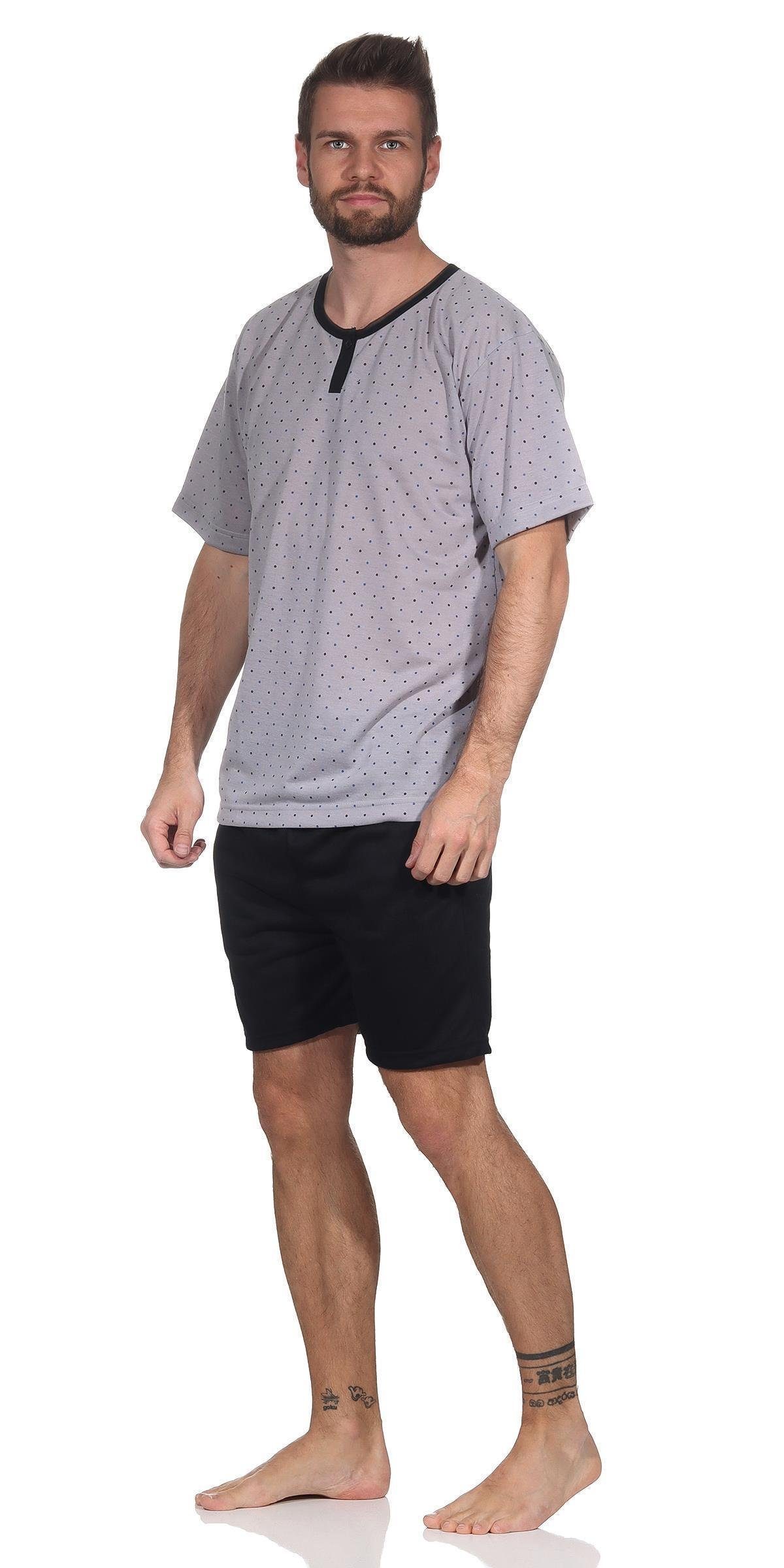 EloModa Capri-Pyjama Herren Pyjama Short und günstig online kaufen