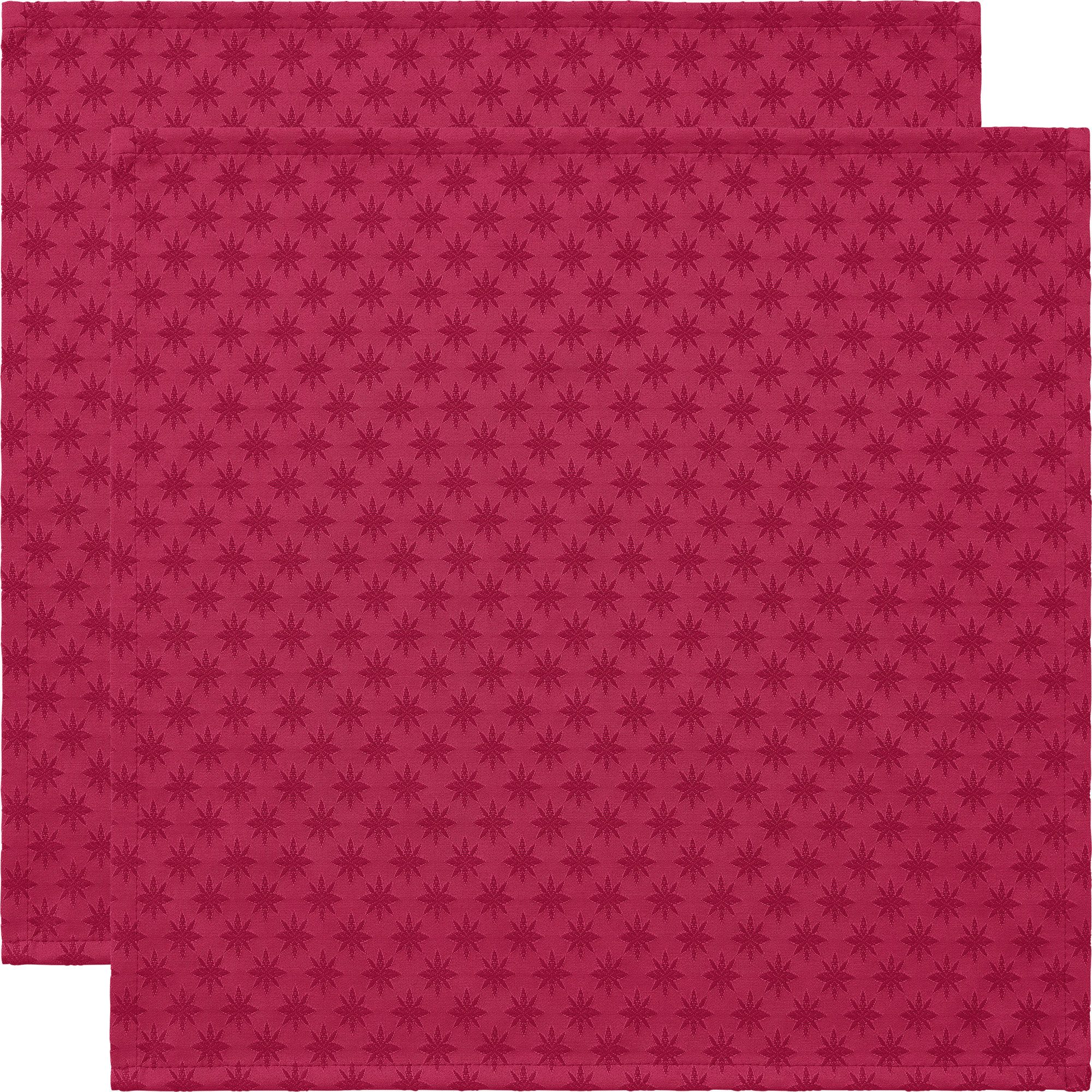 Erwin Müller Stoffserviette Serviette "Denia" 2er-Pack, fleckabweisend Sterne