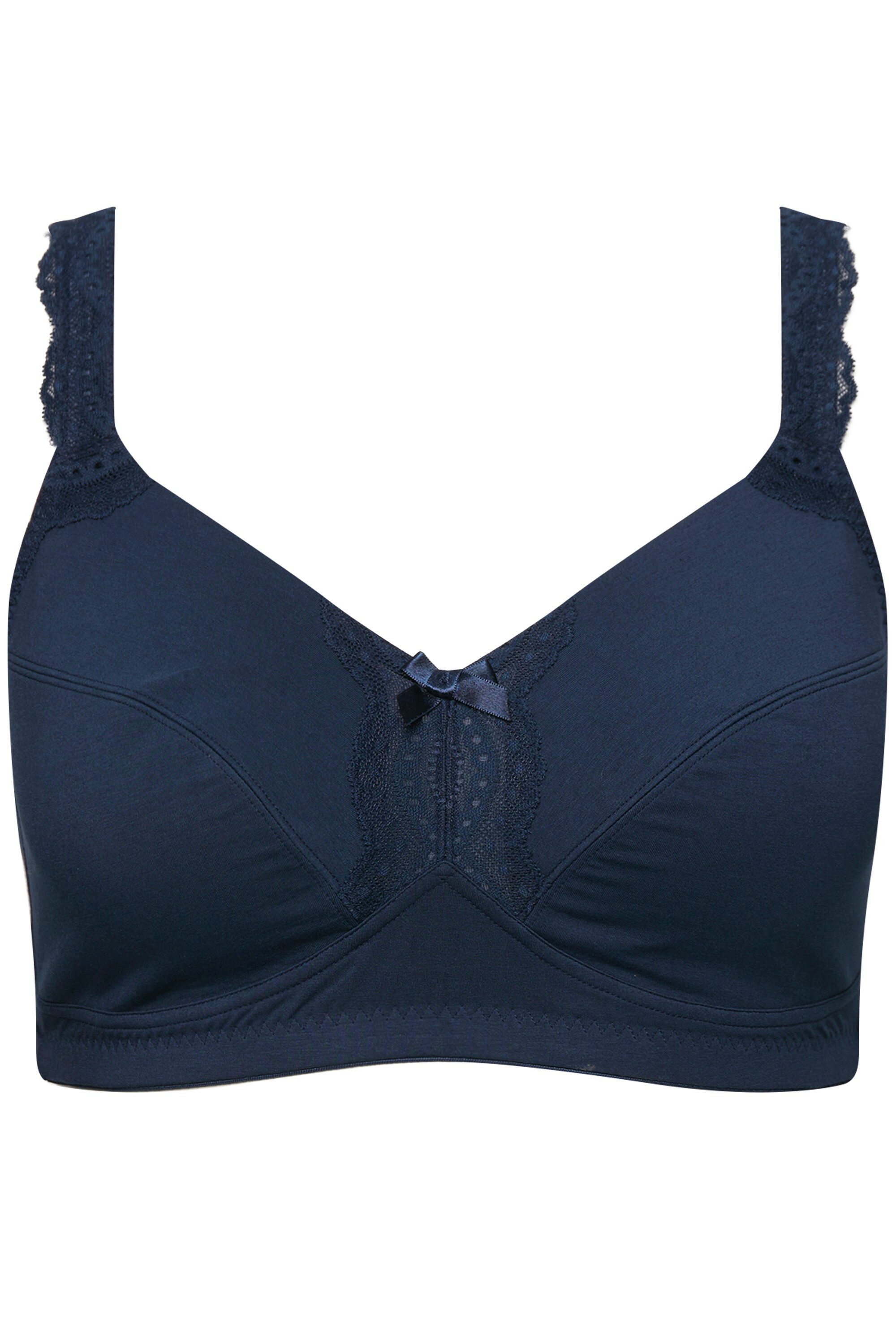 Ulla Popken Soft-BH Soft-BH Spitzendetail ohne Bügel