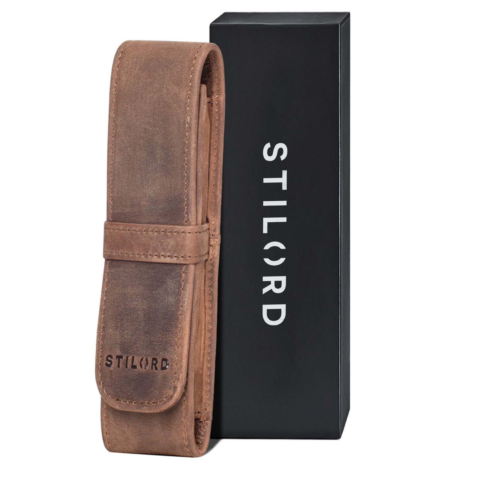 STILORD Etui "Penn" Stifteetui Leder 2 Stifte günstig online kaufen
