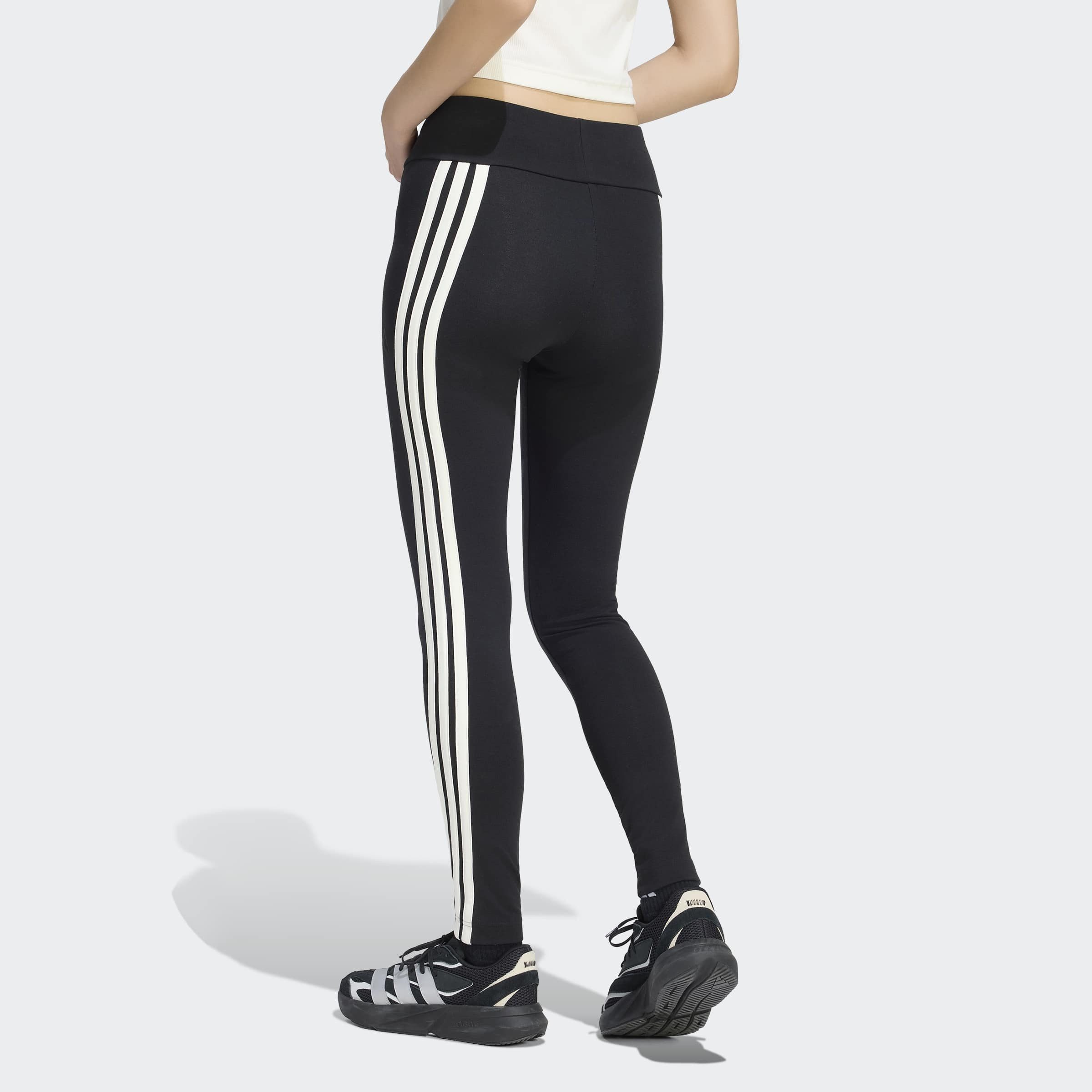 adidas Sportswear Leggings W AK 3S LEGGING für Erwachsene, ohne Verschluss, aus Baumwolle