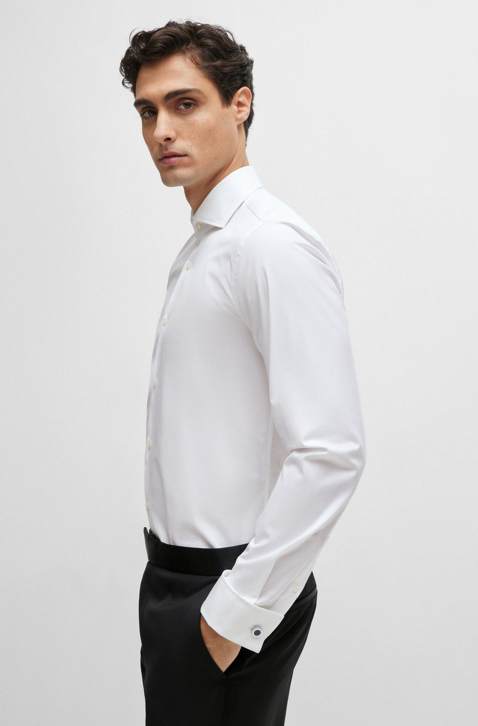 BOSS Businesshemd H-Hank-Spread (1-tlg)