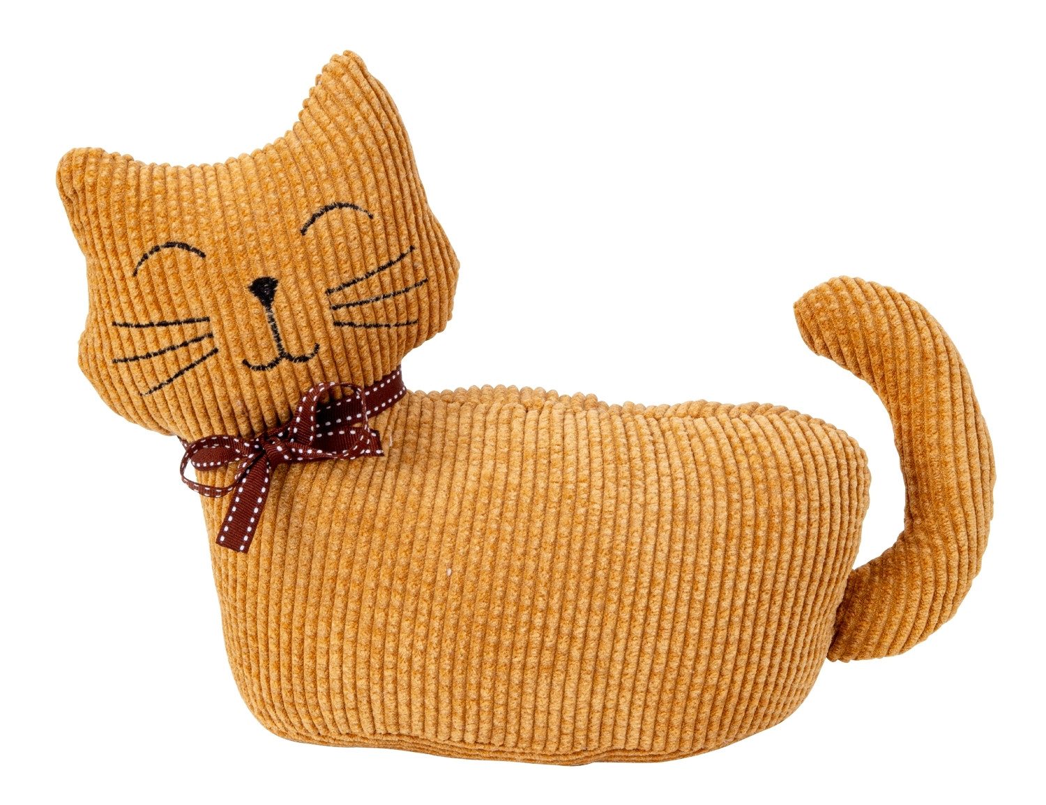 Mel-O-Design Bodentürstopper Türstopper Katze Wunderschöne Dekoration für Katzenfreunde (H/L : ca. 22cm/35cm, Gewicht: ca. 1,0 KG), originelles Weihnachtsgeschenk
