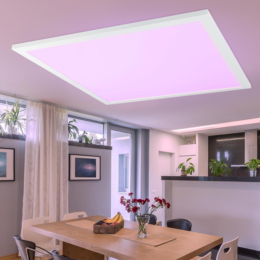 Smart Home LED Leuchte Google Alexa Ess Zimmer Panel Decken Lampe CCT DIMMBAR 