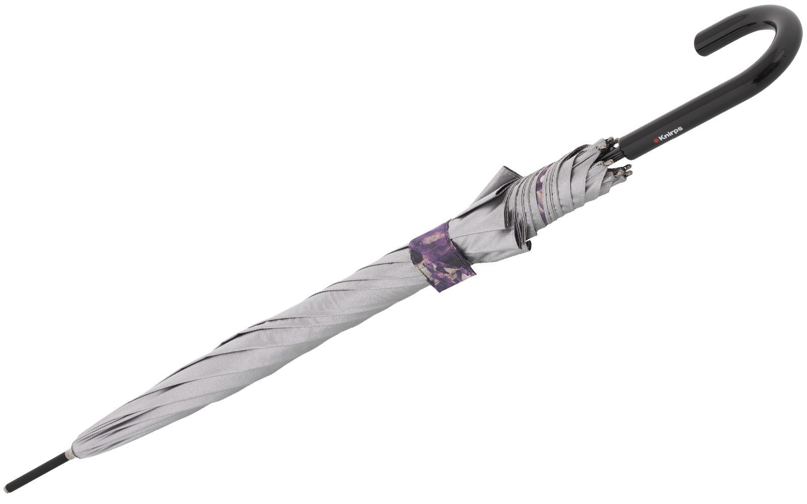 Knirps® Stockregenschirm großer, leichter Schirm für Damen mit Automatik, mit UV- und Hitzeschutz - Feel purple