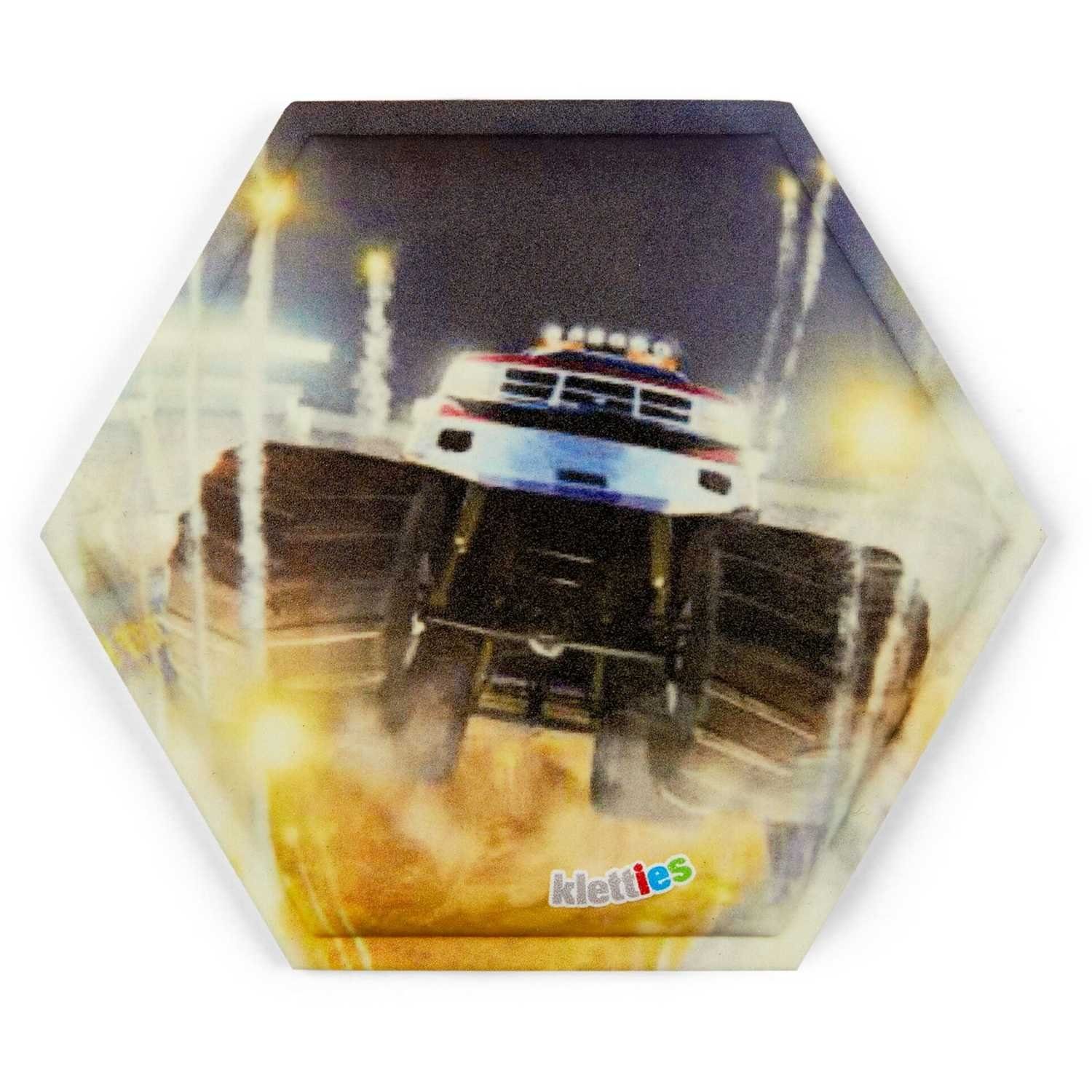 ergobag Taschenanhänger Ergobag Glow in the Dark Klettie Monstertruck