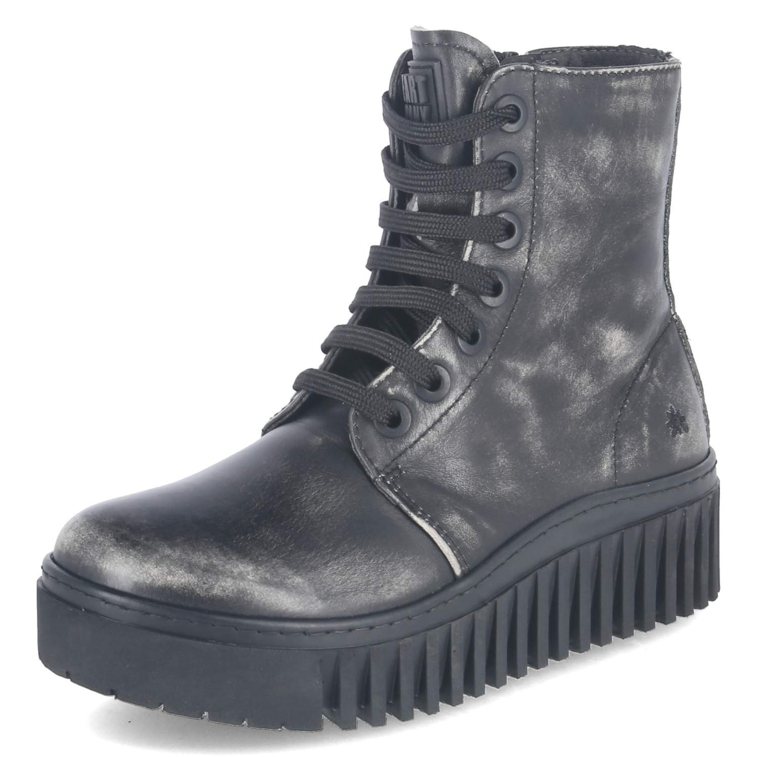 Art Art - female - 1517 Asport Off-White - Glattleder - grau Schnürstiefel günstig online kaufen