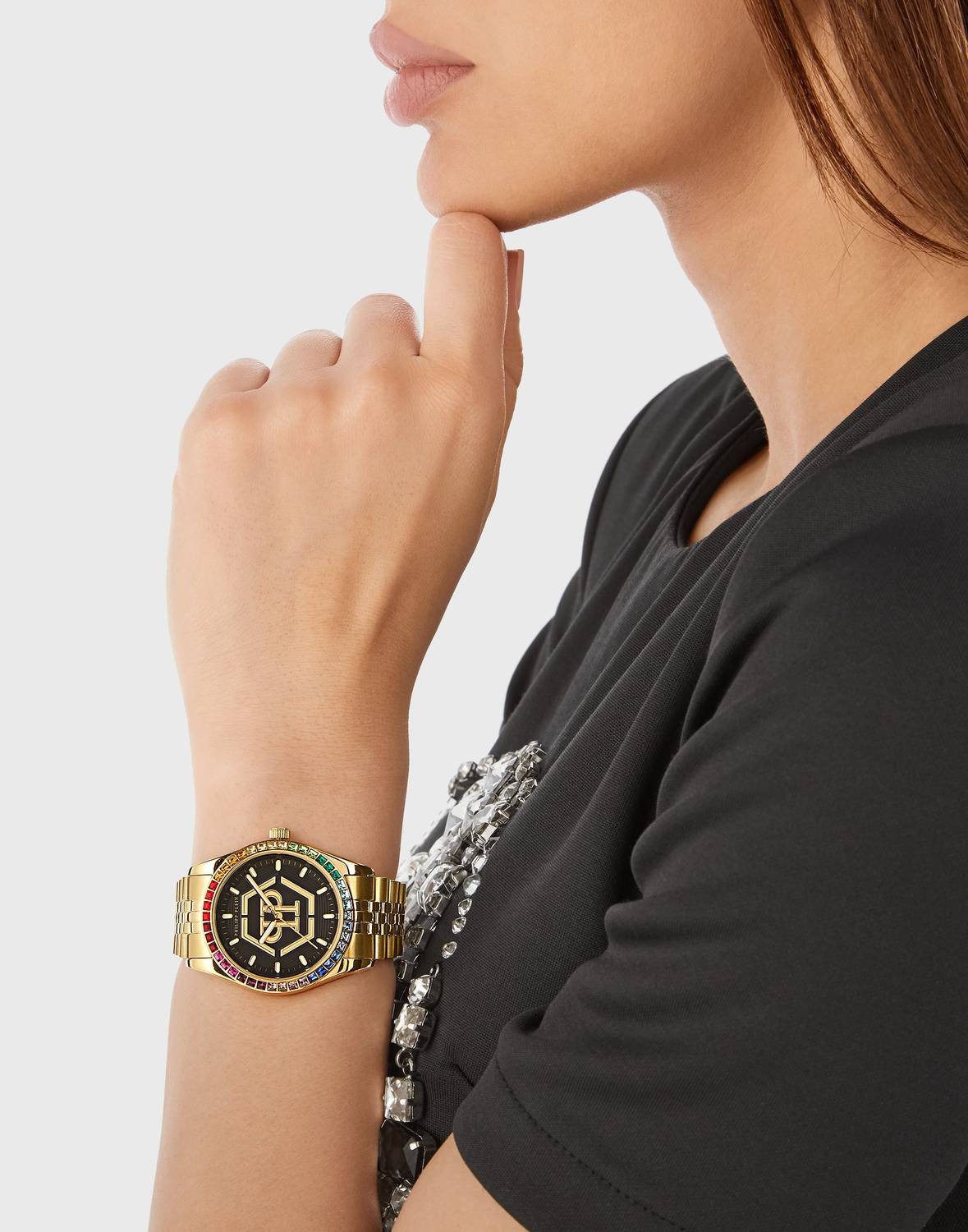 PHILIPP PLEIN Quarzuhr Date Superlative Rainbow günstig online kaufen