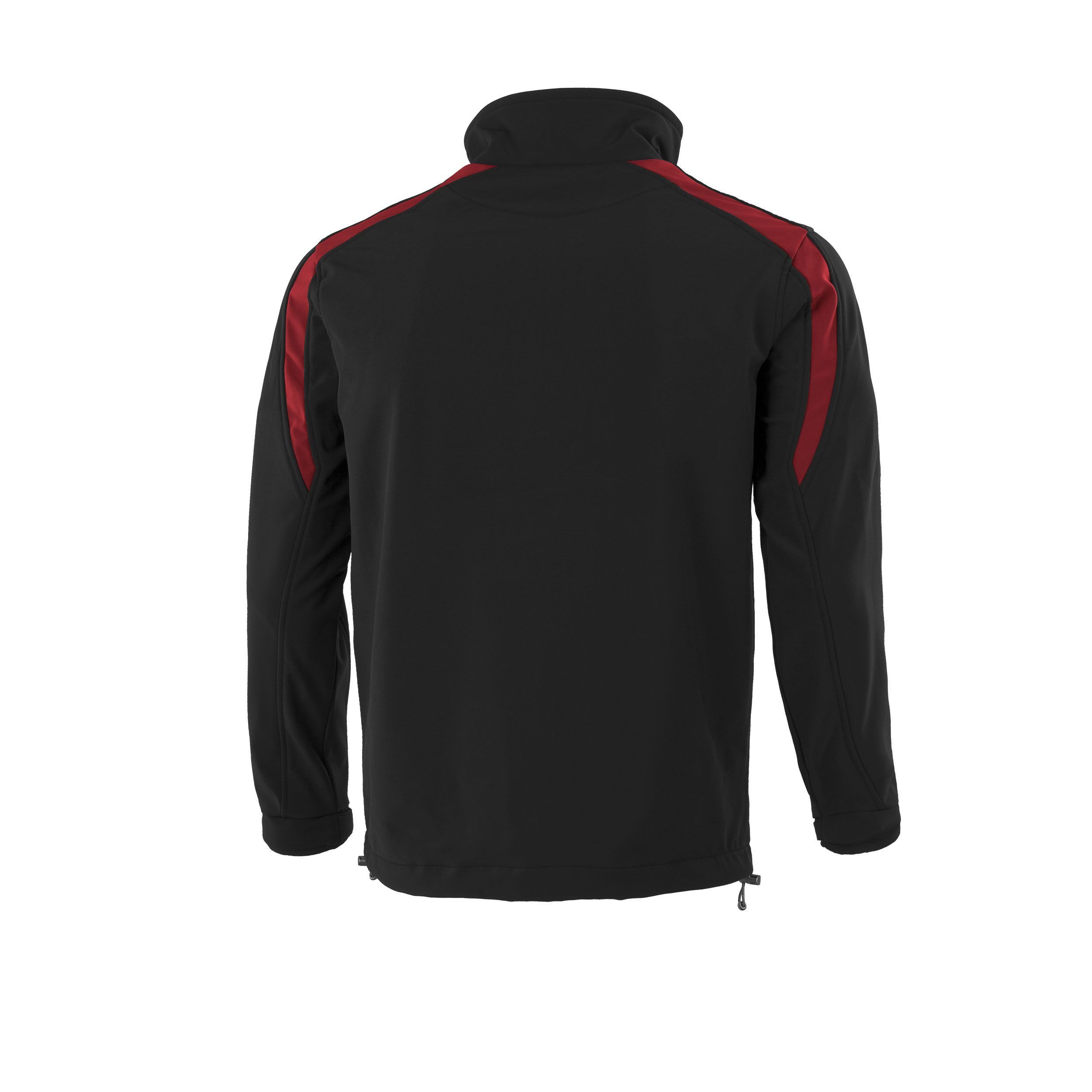 Qualitex Workwear Softshelljacke Softshelljacke schwarz/rot, Gr. günstig online kaufen