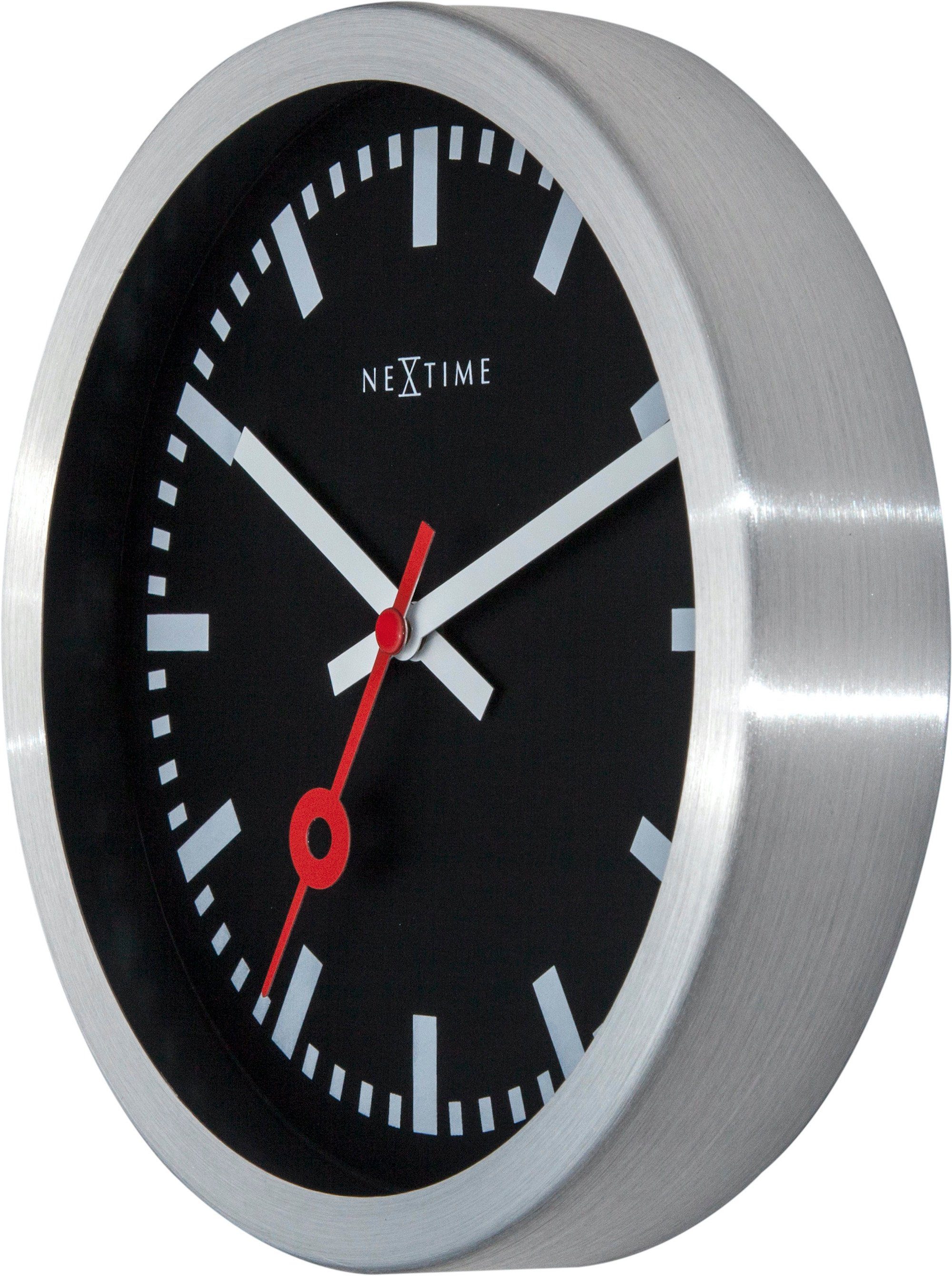 NEXTIME Wanduhr 3998 (im ikonischen Bahnhofsuhr Design)