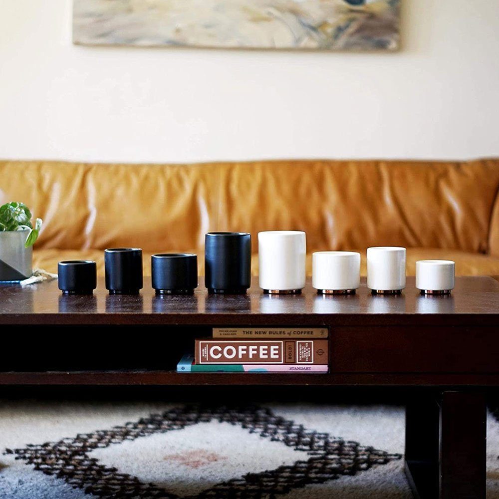 Fellow Cappuccinotasse Cappuccino Tasse Fellow Monty Milk Art Matte Black, 190 ml