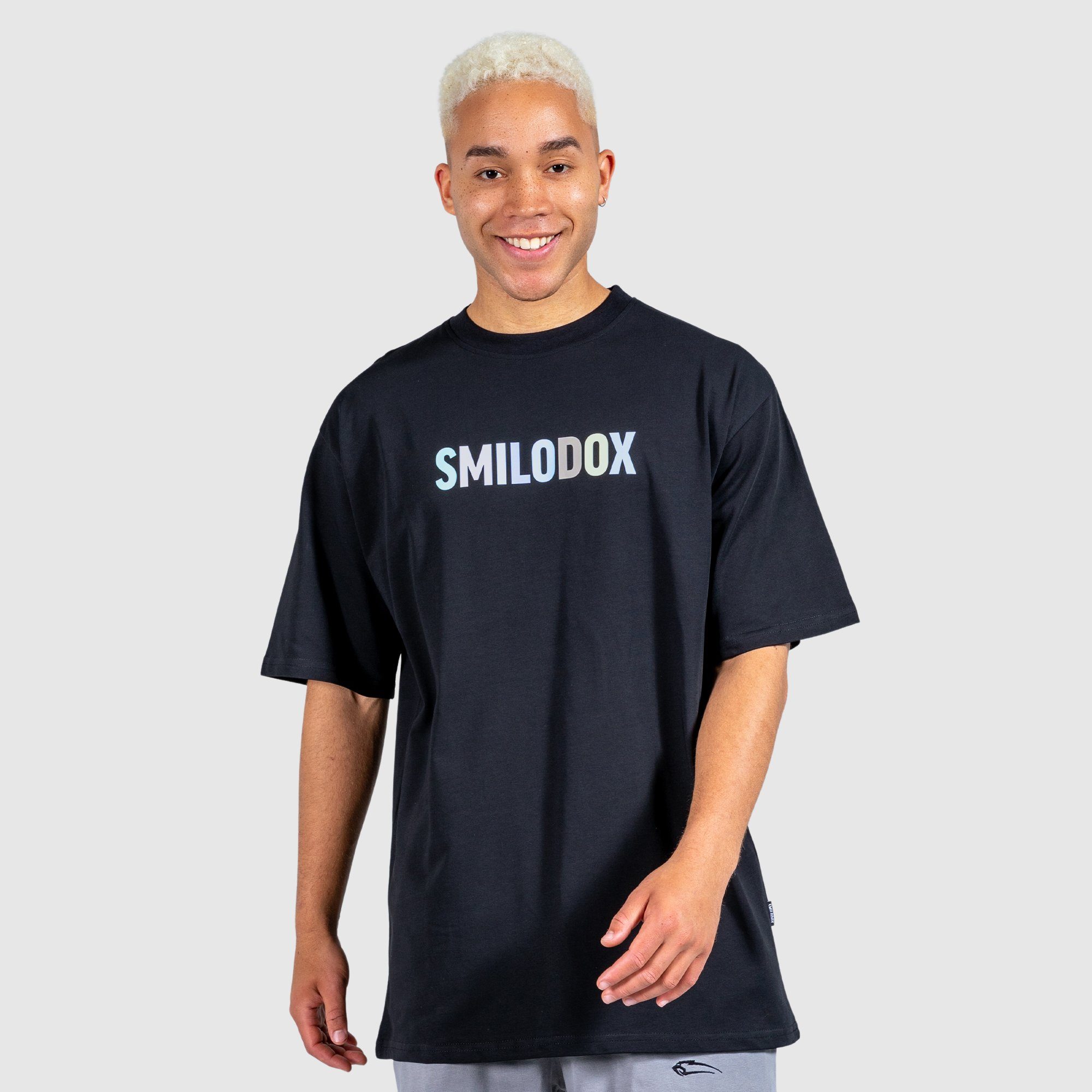 SMILODOX Damen T-Shirt NELA - V-Ausschnitt, Kurzarm, Aus Weichem Modal Für Sport & Alltag