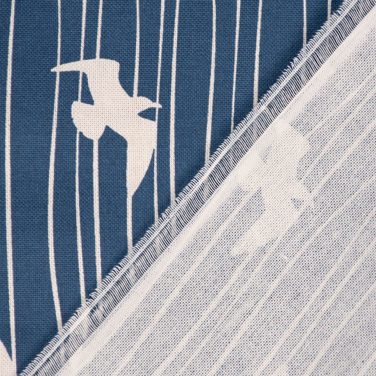 SCHÖNER blau SCHÖNER Tischdecke handmade LEBEN. Tischdecke Seagull Stripe Möwen LEBEN. Streifen Iconic w,