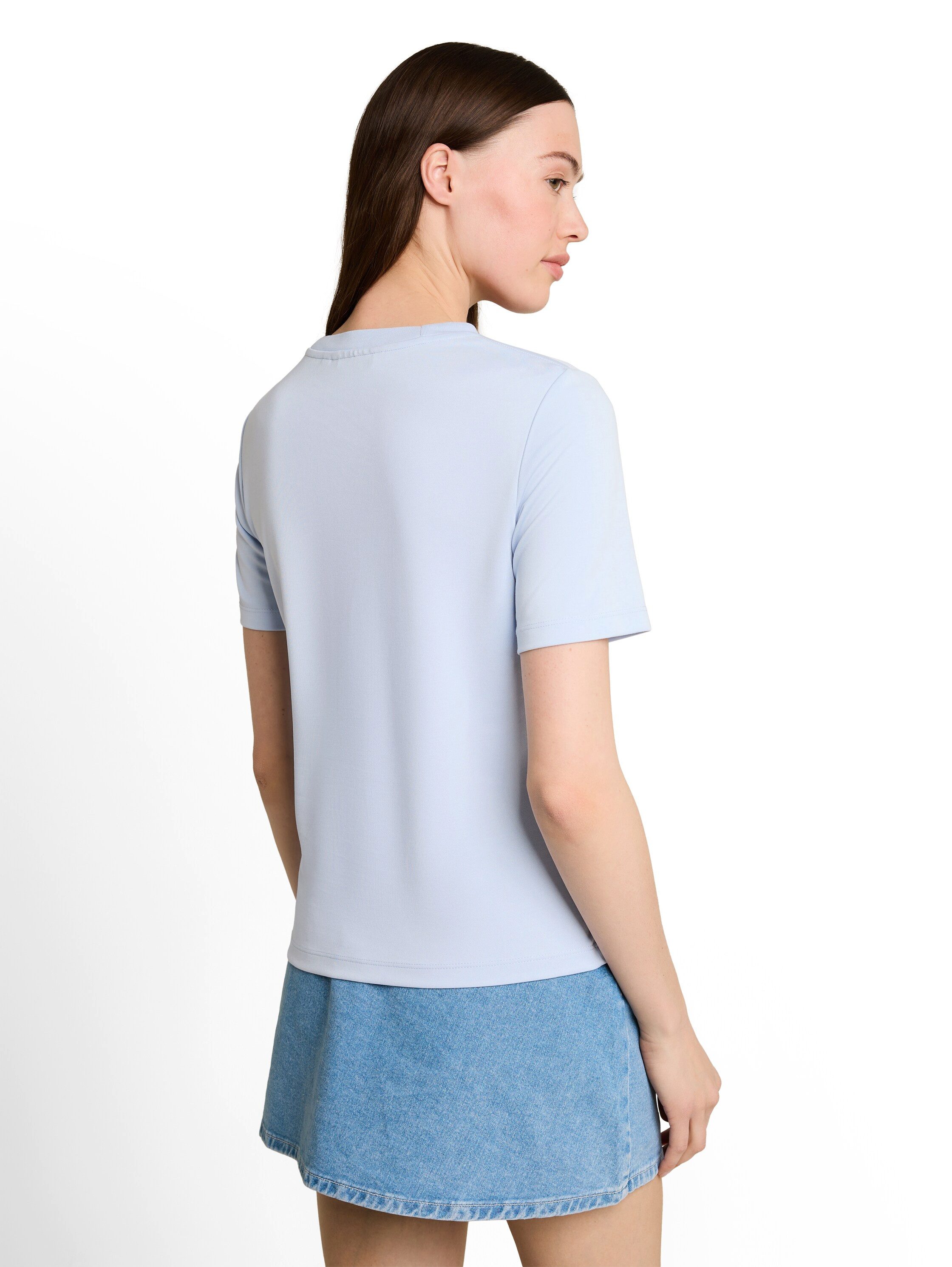 TOM TAILOR Denim T-Shirt mit Rundhalsausschnitt