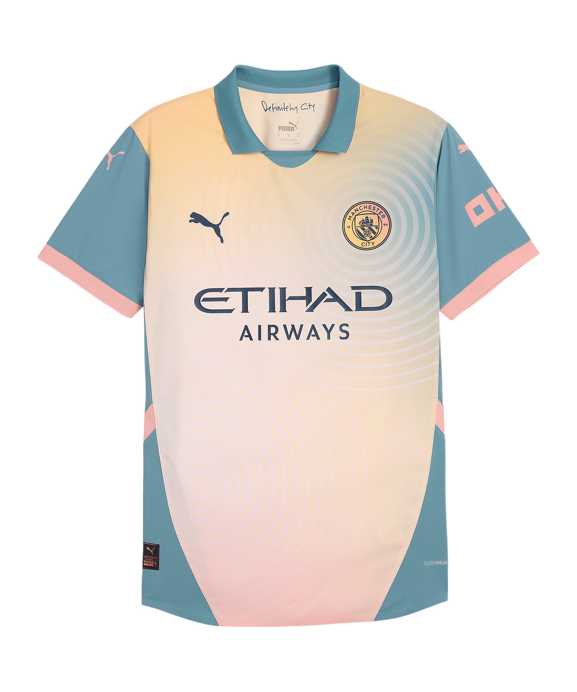 Fußballtrikot PUMA Manchester City Auth. Trikot 4th 2024/2025