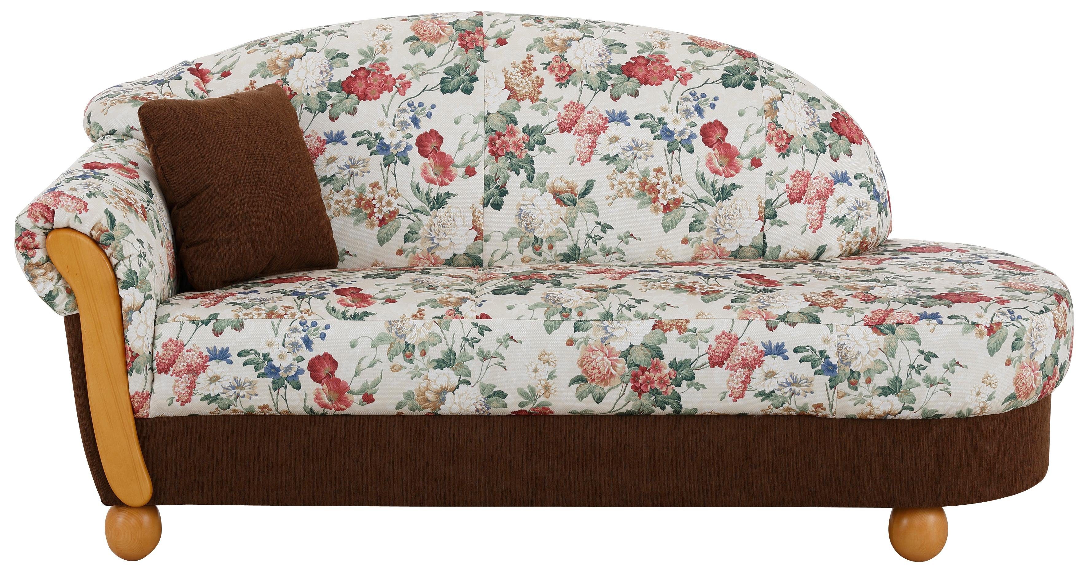 Home affaire Ottomane Milano, bequemes solitär Sofa im Landhaus-Stil, B/T/H 181/79/83cm