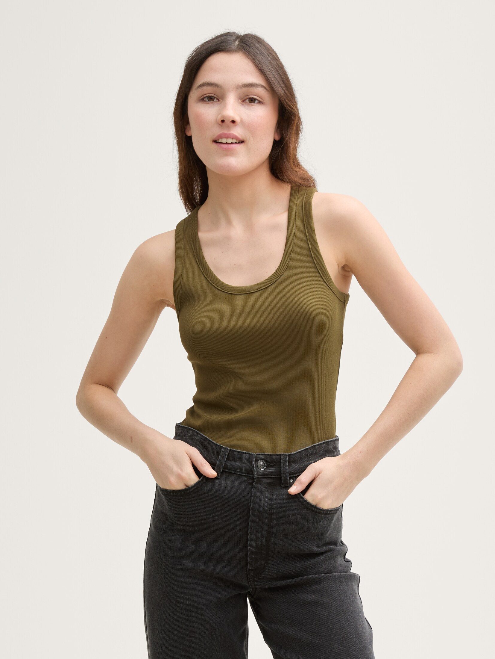 TOM TAILOR Denim Trägertop Top mit günstig online kaufen