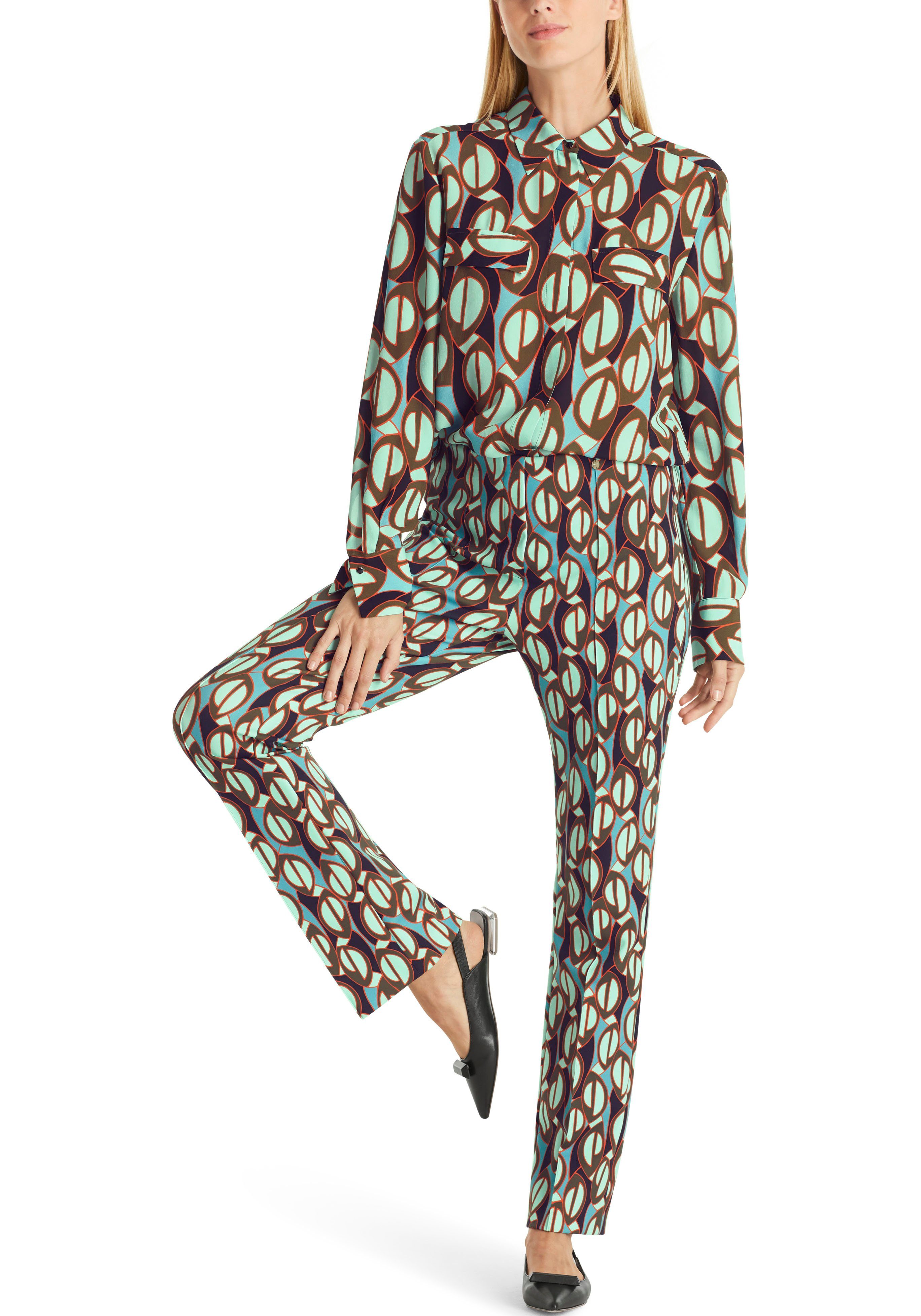 Marc Cain Stoffhose Booster" Alloverprint Graphic mit FREDERICA Damenmode "Collection Hose Premium