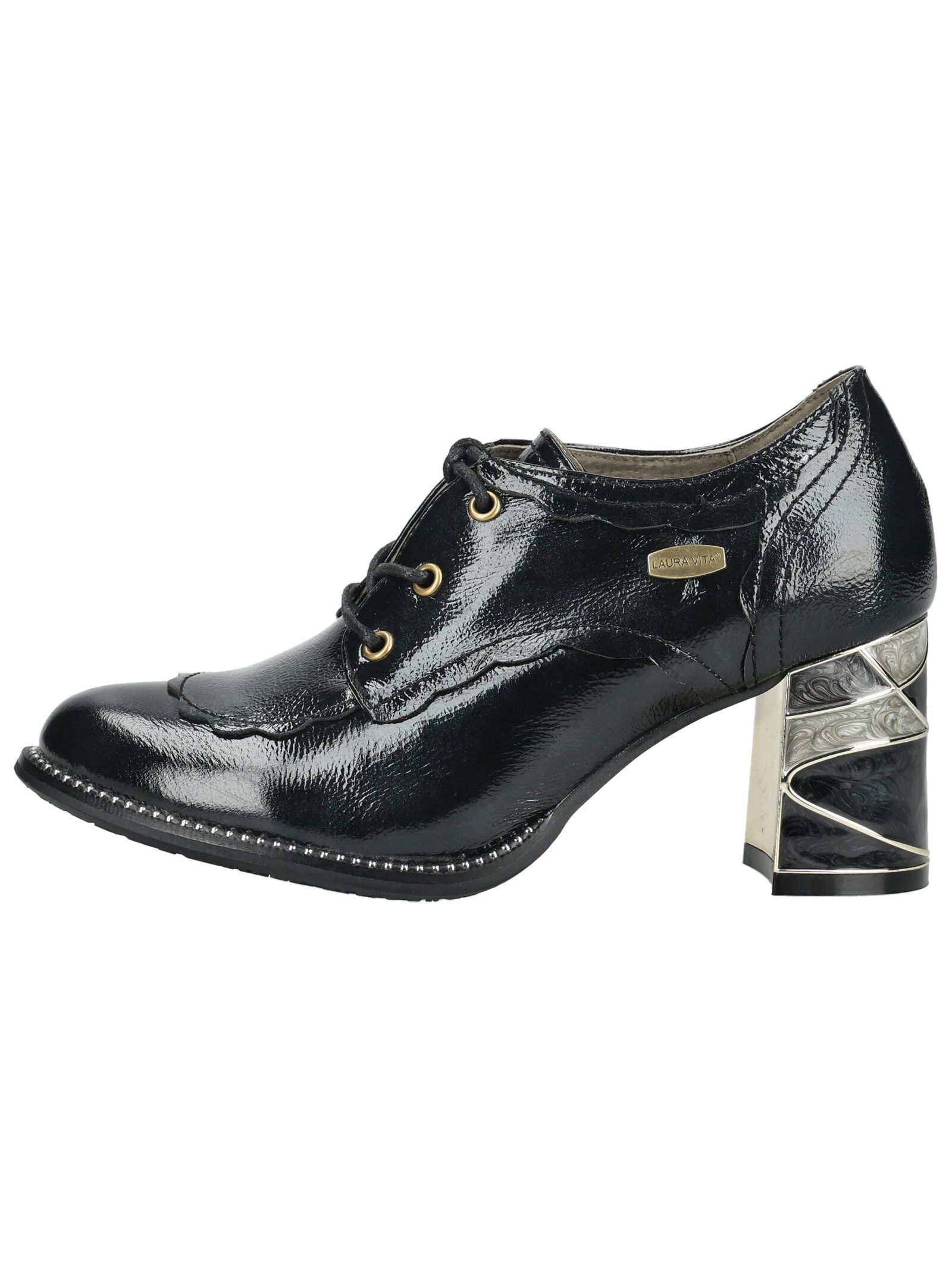 LAURA VITA Pumps Leder . Schnürpumps