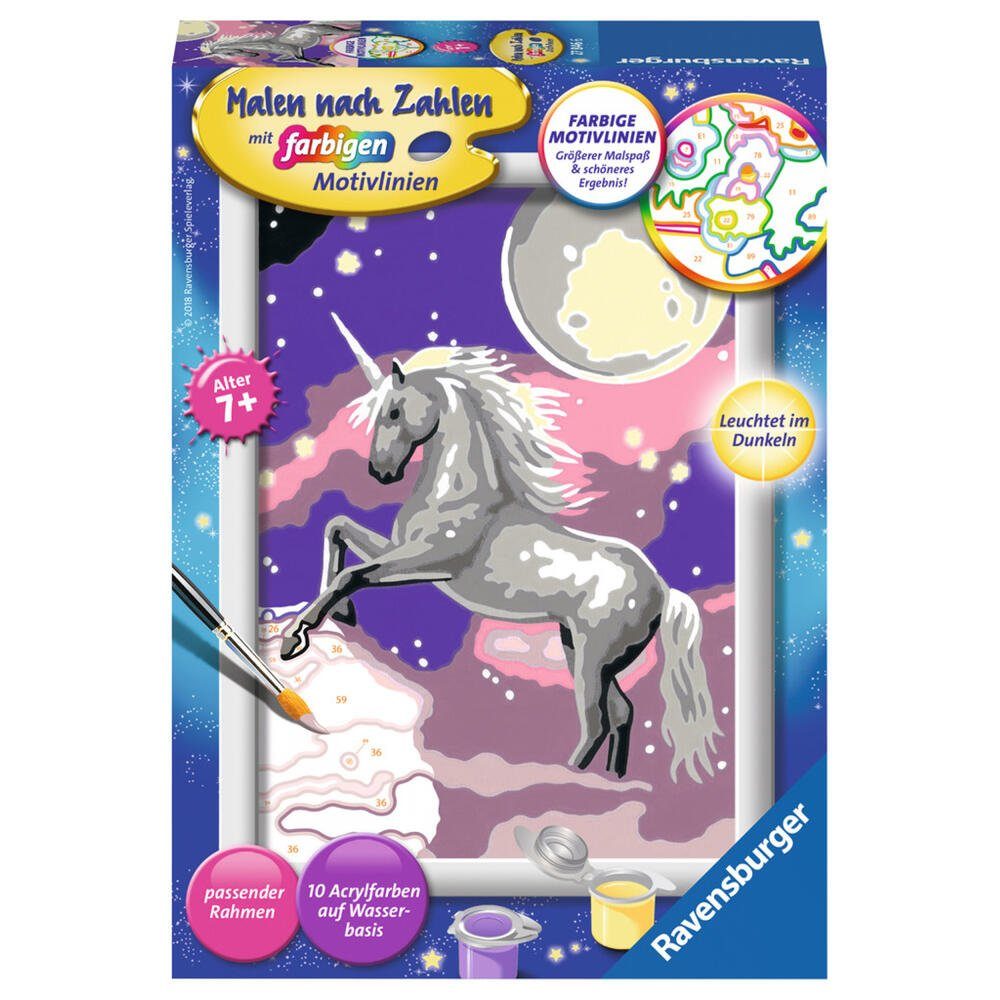 Malen nach Zahlen Einhorn