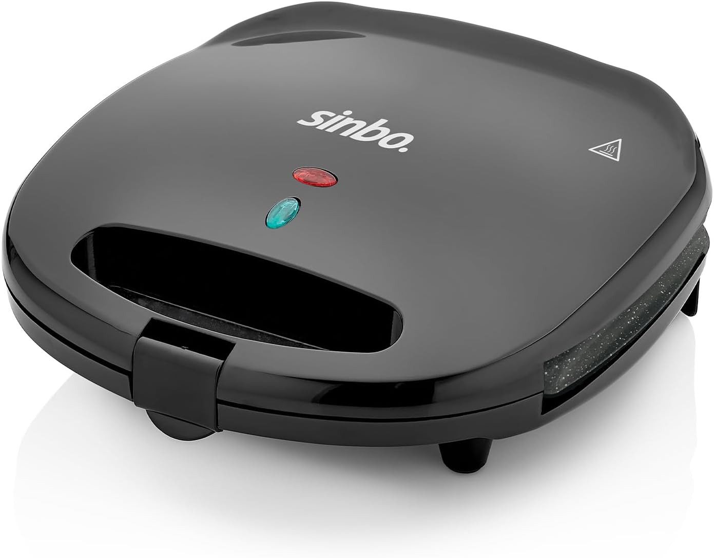 Sinbo Sandwichmaker Sinbo SSM-2513 Mini-Sandwichmaker, Granitplatten, Kompaktes Design