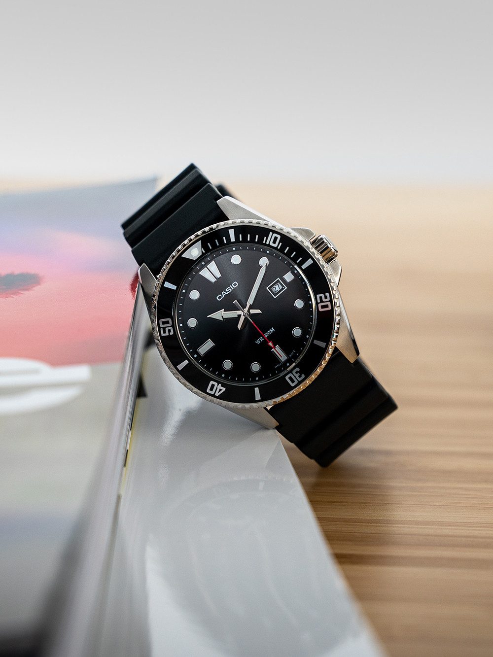 CASIO Quarzuhr Casio MDV-107-1A1VEF Collection Herrenuhr 44mm 20ATM Casio M günstig online kaufen