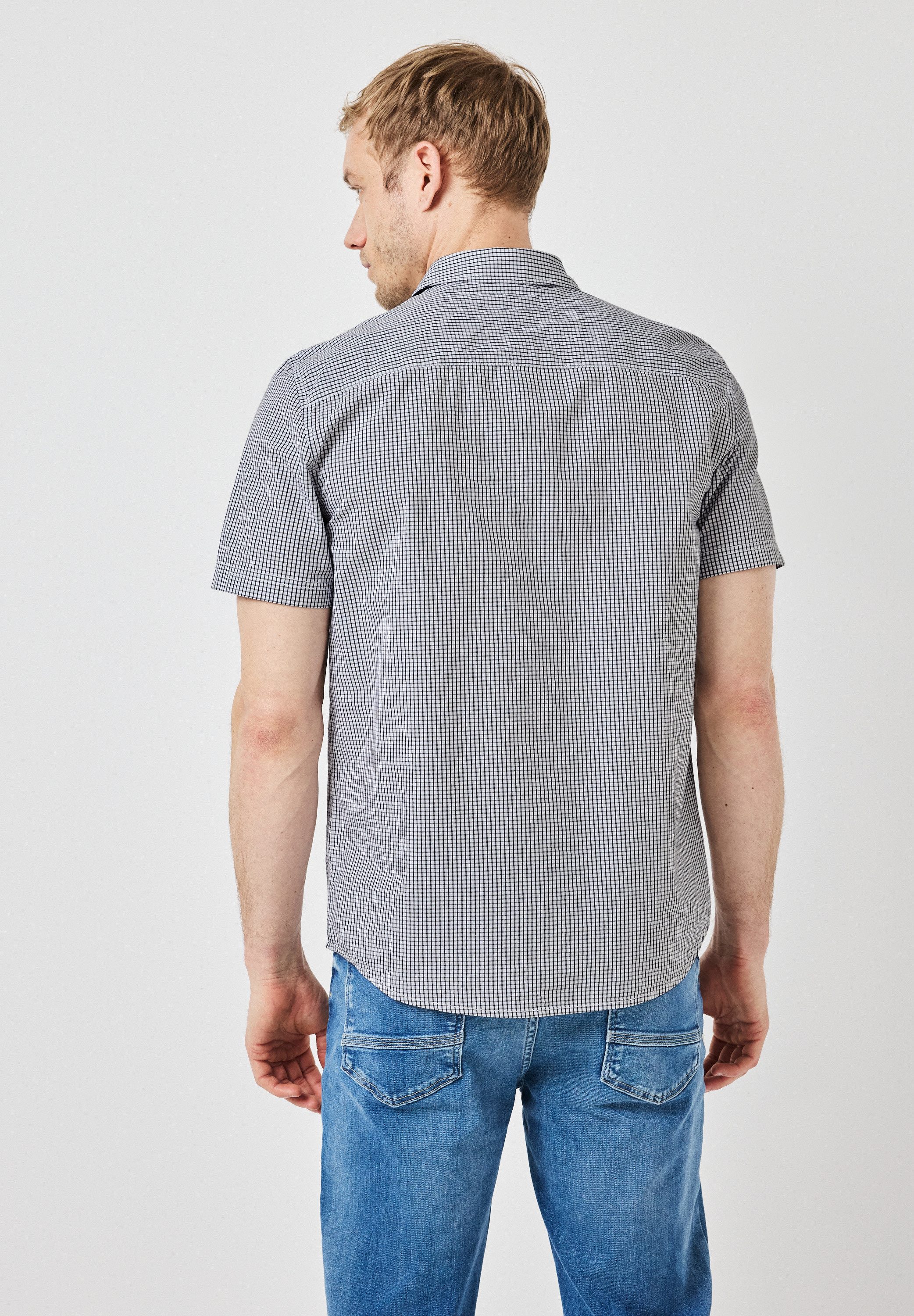 STREET ONE MEN Karohemd aus reiner Baumwolle
