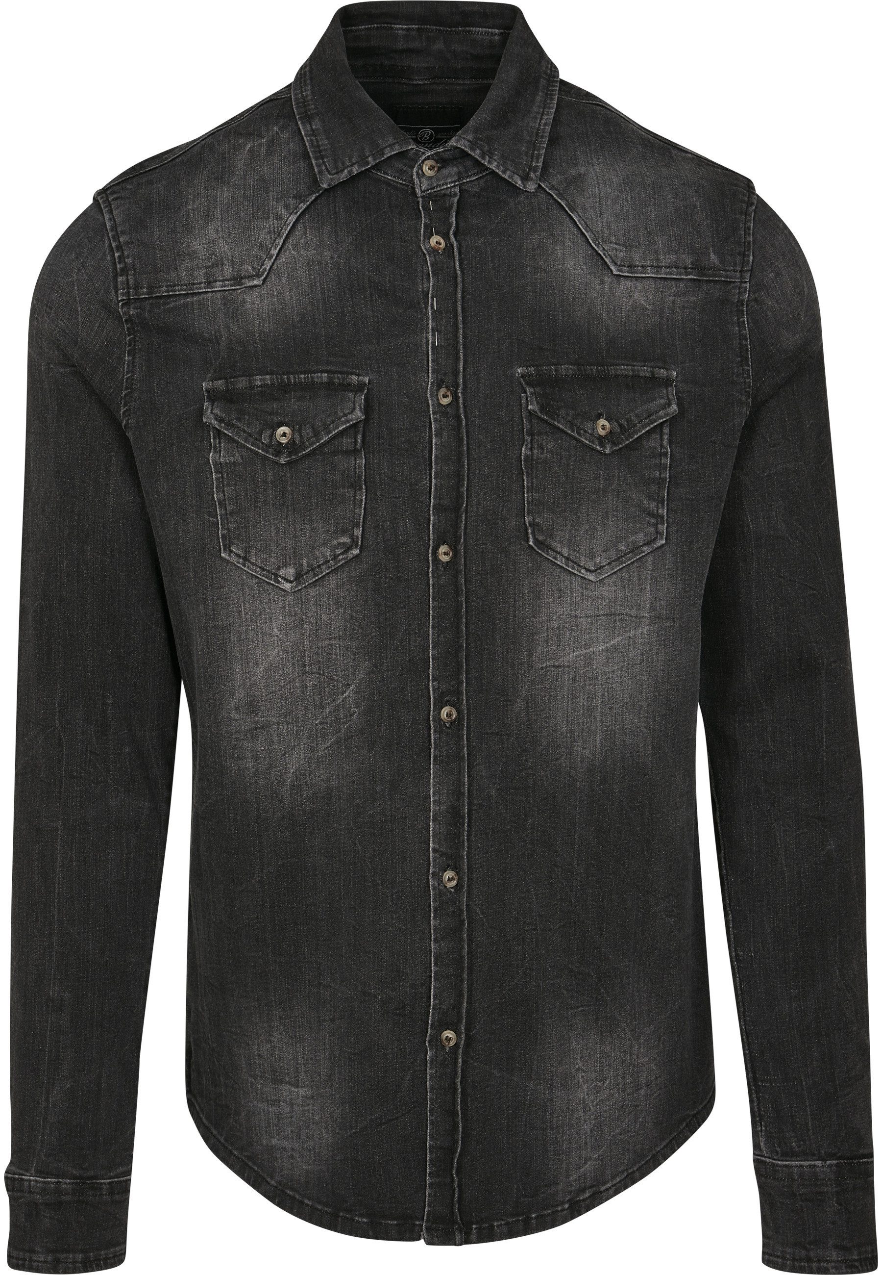 Brandit Kurzarmshirt Brandit Herren Riley Denim Shirt (1-tlg) günstig online kaufen