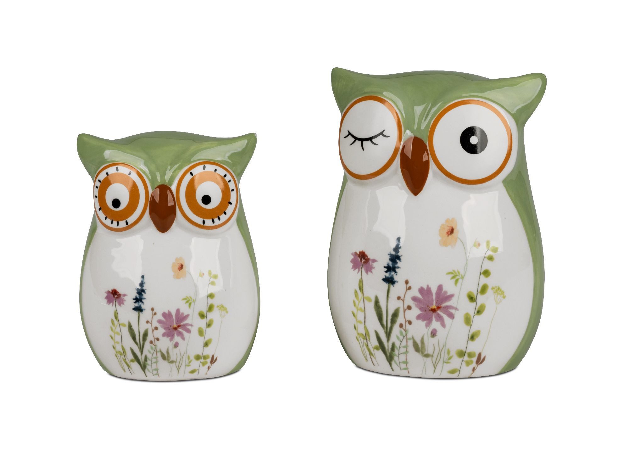 formano Dekofigur Blumenwiese, Farbe: Weiß, Motiv: Eule günstig online kaufen