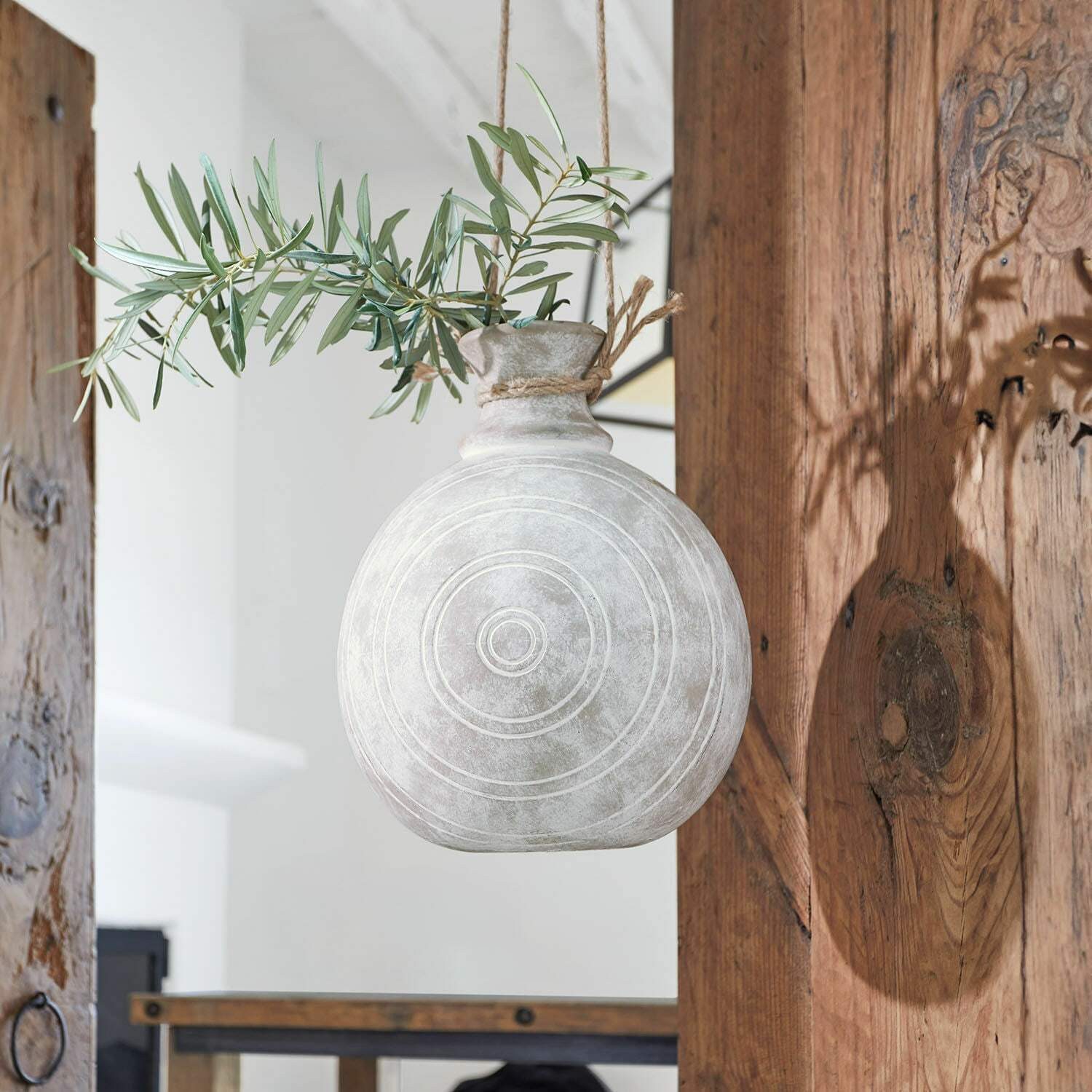 Mirabeau Tischvase Hängevase Vlorës antikbraun