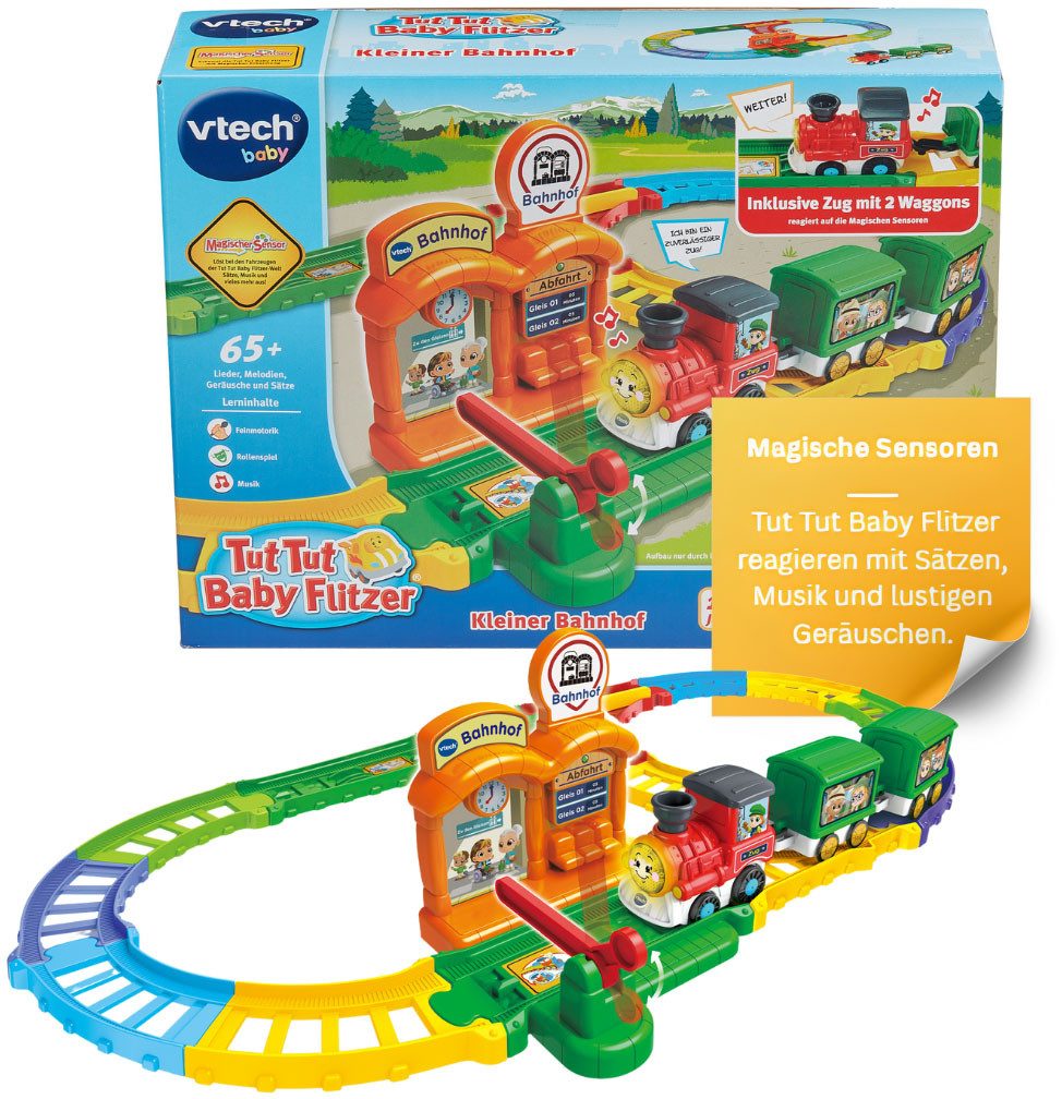 Vtech® Spielwelt Tut Tut Baby Flitzer - Kleiner Bahnhof, mit Licht und Sound