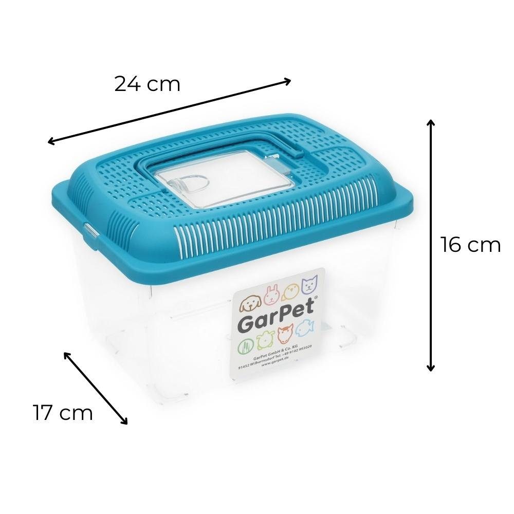 GarPet Aquarium Faunabox Transport Quarantäne Insekten Box Triops Heimchen Fauna Box