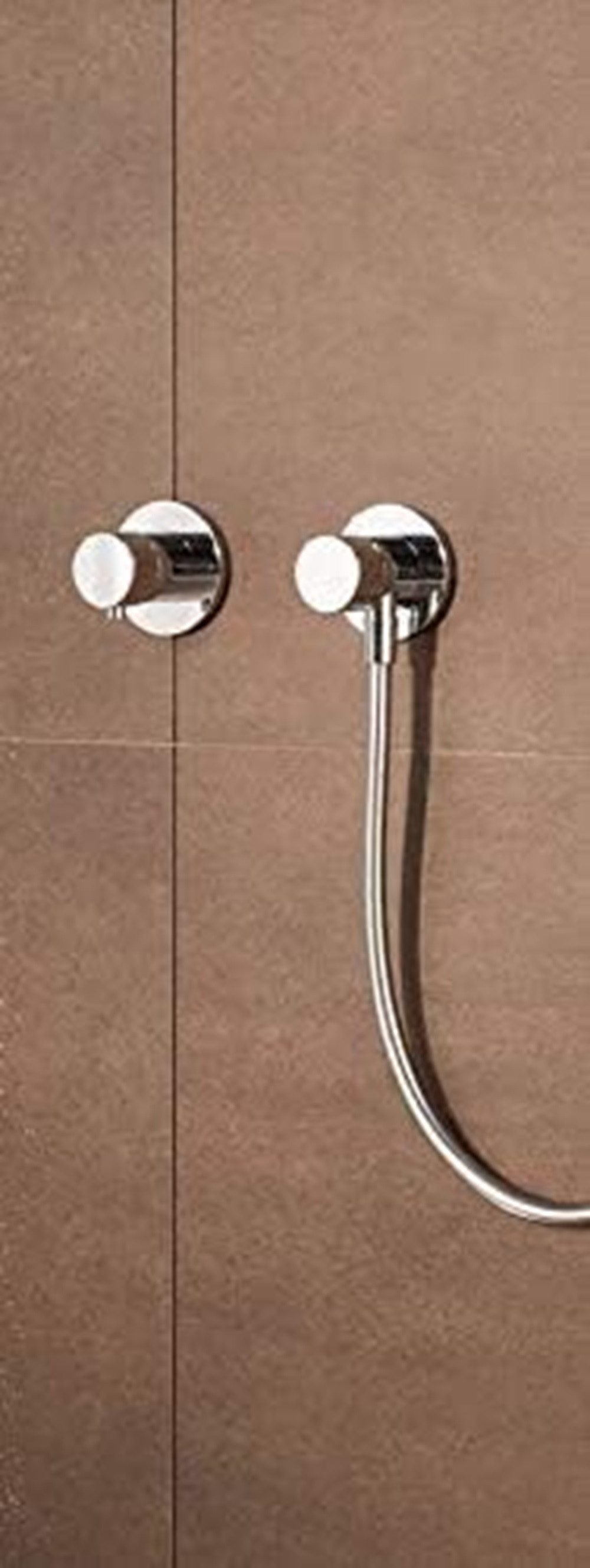 Keuco Brausegarnitur IXMO, Höhe 45.00 cm, Komplettset,Duschsystem 2 Verbraucher, mit Thermostat, runde Rosetten