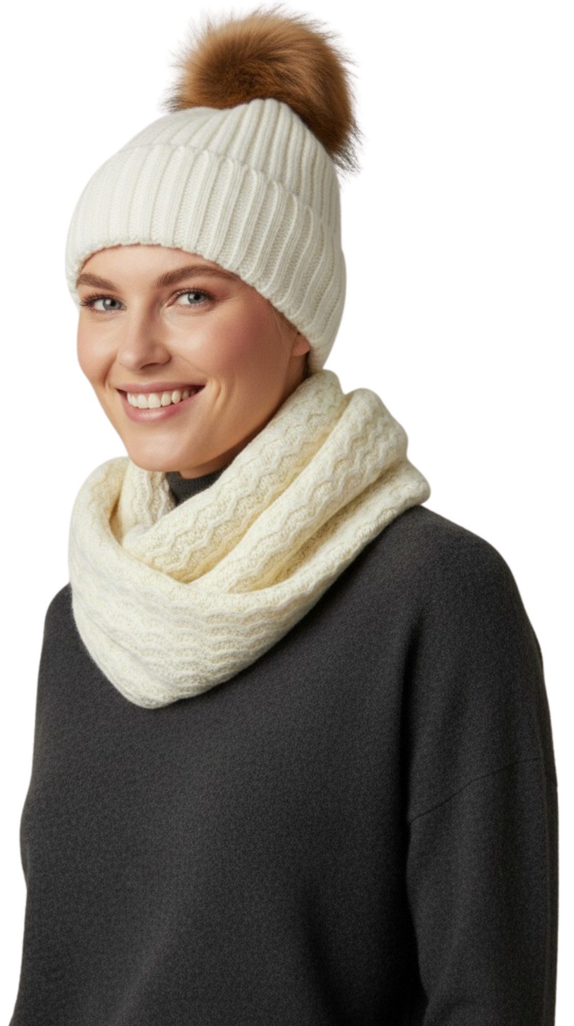 Estefania for woman Loop 147-9304, lässiger Strick Loop, Strickmuster günstig online kaufen