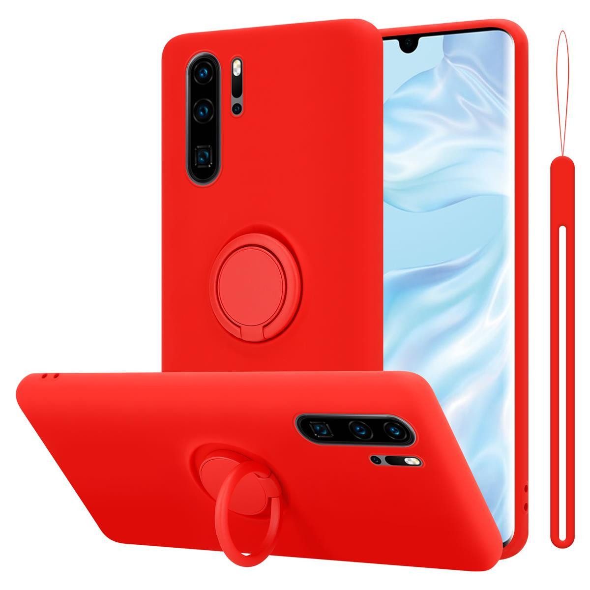 Cadorabo Handyhülle für Huawei P30 PRO Hülle Huawei P30 PRO, Robustes Hard Case - Handy Schutzhülle - Hülle - Back Cover Bumper