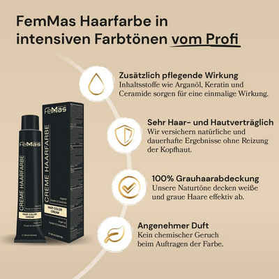 Femmas Premium Haarfarbe FemMas Hair Color Cream 100ml Haarfarbe