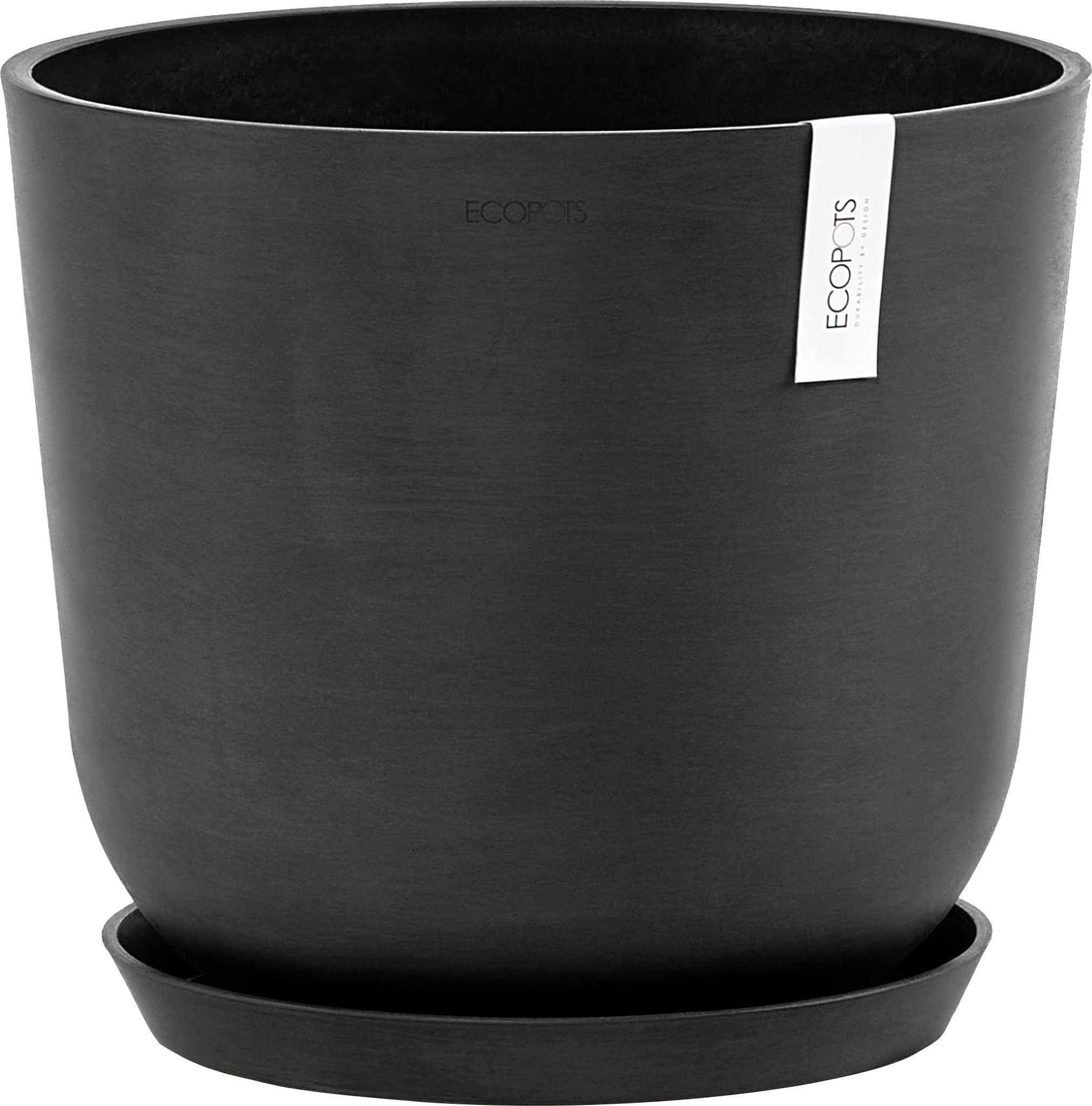 ECOPOTS Blumentopf Oslo 35 Dunkelgrau, für günstig online kaufen