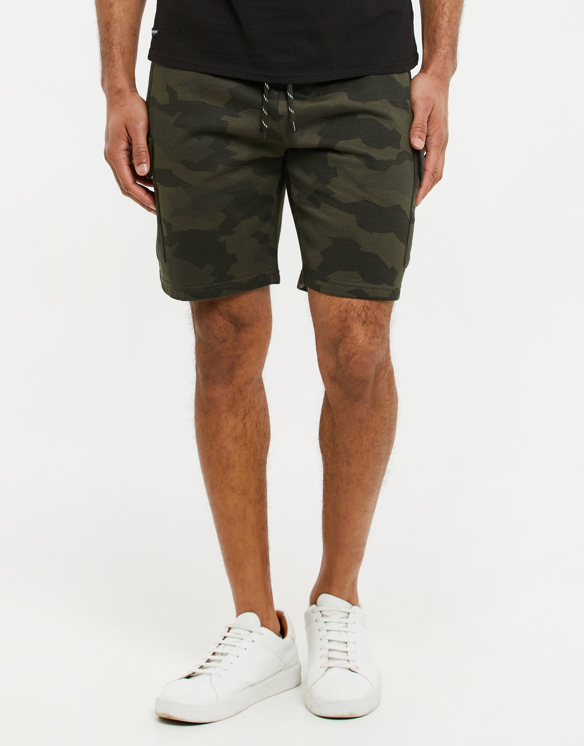 Threadbare Cargoshorts THBTully Khaki Camo