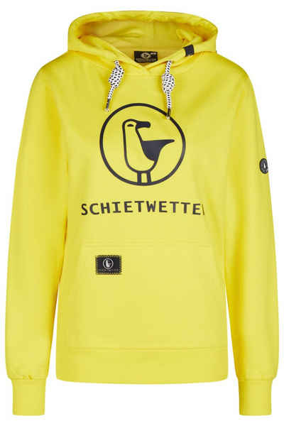 Schietwetter Kapuzenpullover Damen modisch, kuschelig