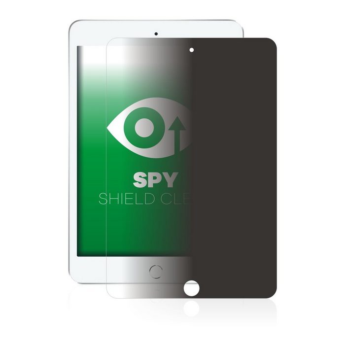 upscreen Blickschutzfolie für Apple iPad Mini 7.9" 2019 (5. Gen) Displayschutzfolie Blaulichtfilter Privacy Folie Schutzfolie Sichtschutz klar Anti-Spy