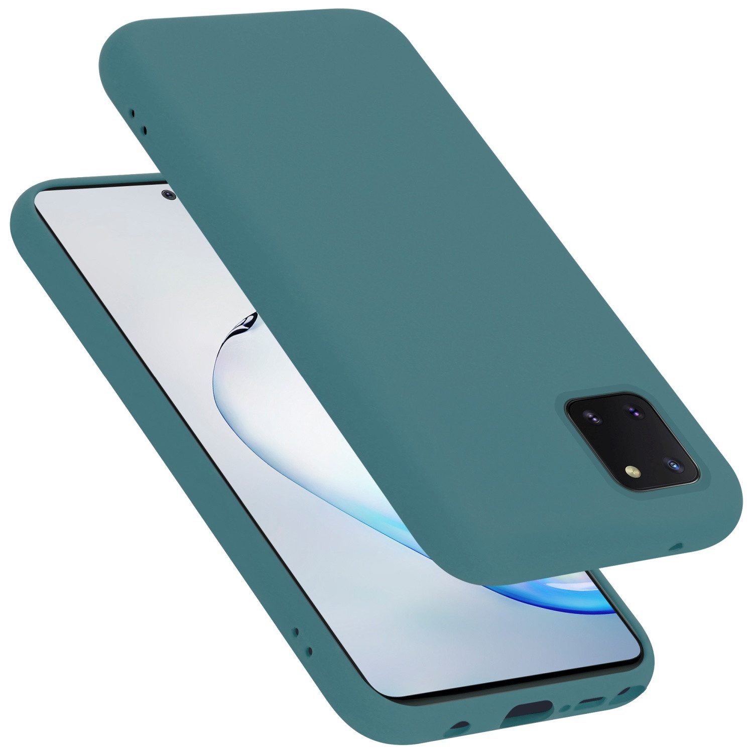 Cadorabo Handyhülle für Samsung Galaxy A81 / NOTE 10 LITE / M60s Hülle Samsung Galaxy A81 / NOTE 10 LITE / M60s, Flexible Hülle TPU Silikon Schutzhülle Back Cover Case
