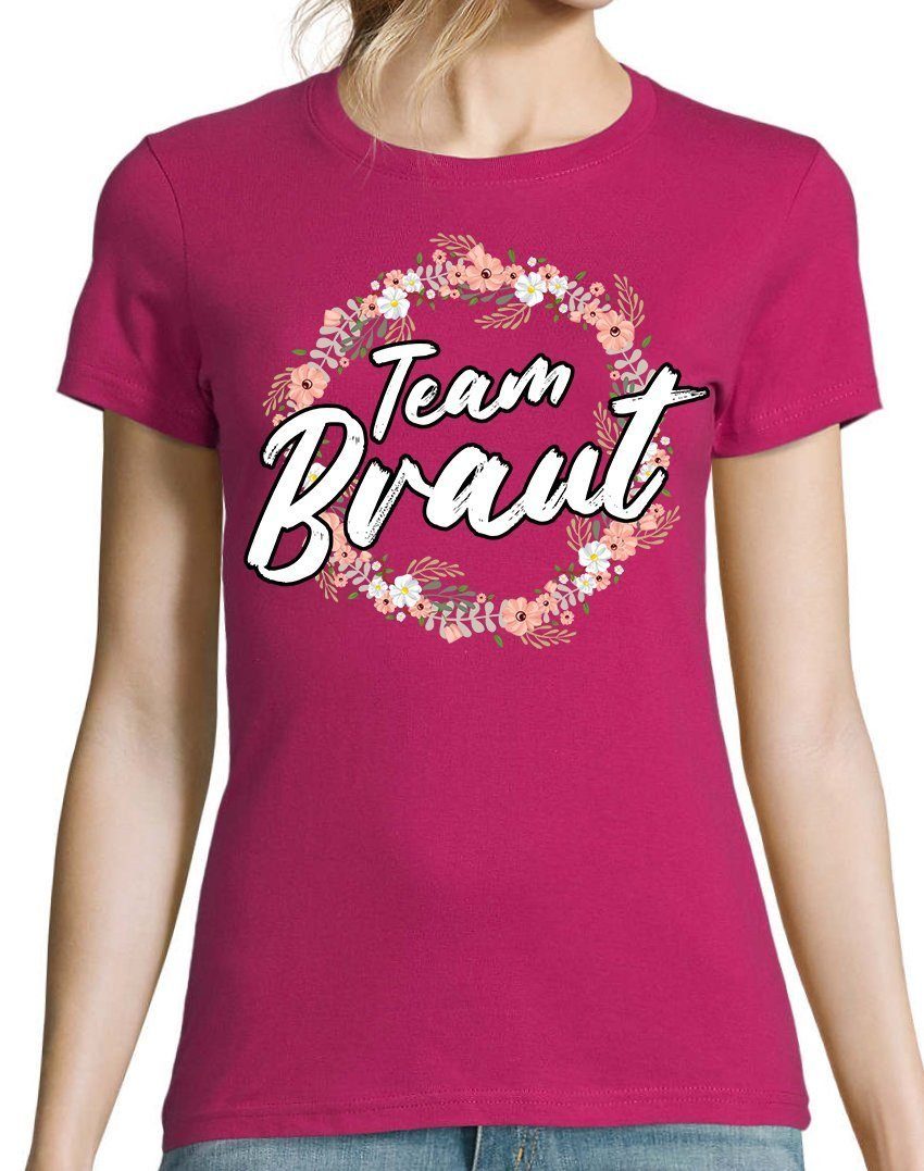 Youth Designz T-Shirt Braut Team Braut günstig online kaufen