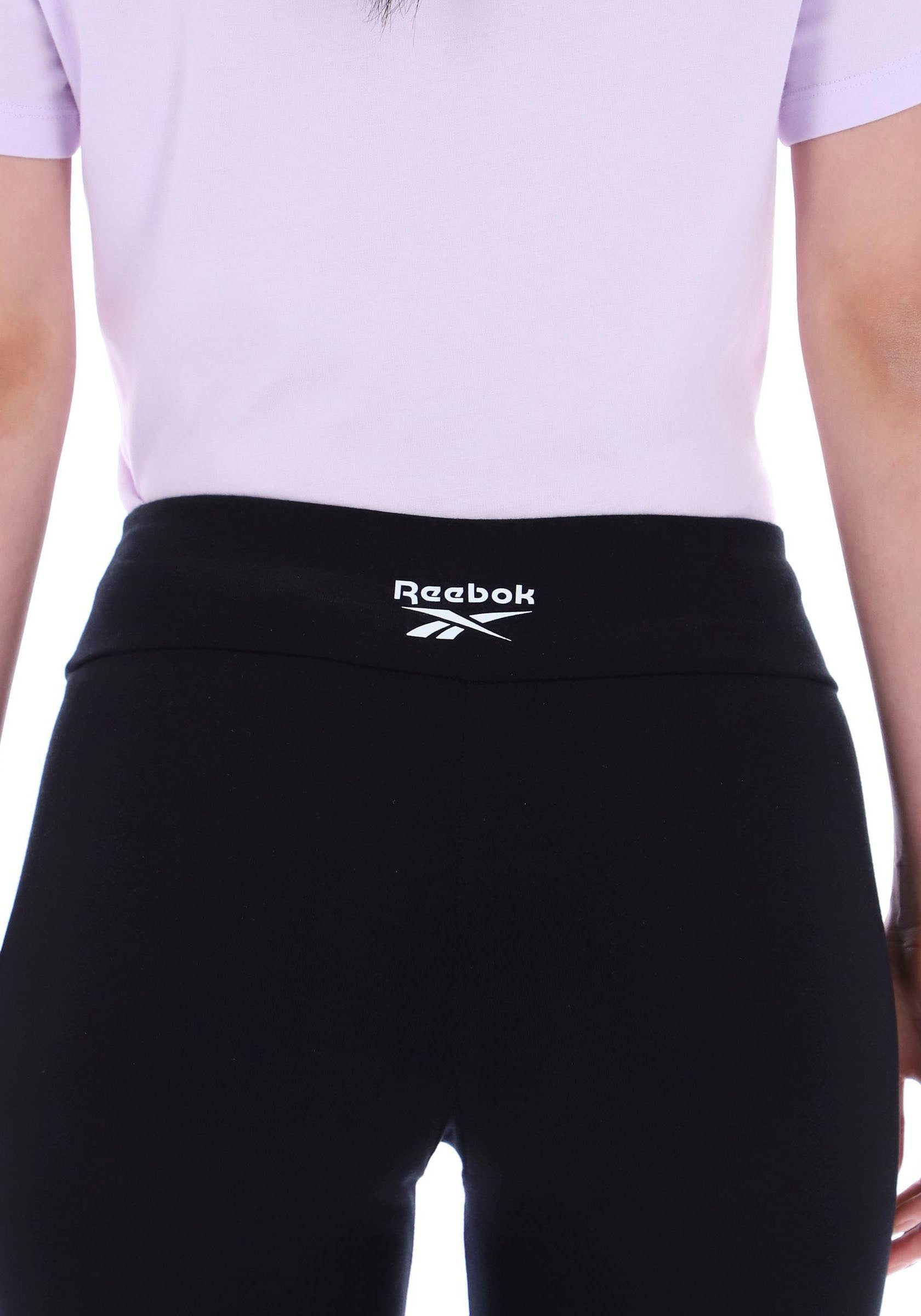 Reebok Leggings BRIE SMALL LOGO LEGGING Leggings-Form, aus Baumwolle und Elasthan, in den Größen XS bis XXL – Bild 3 von 5