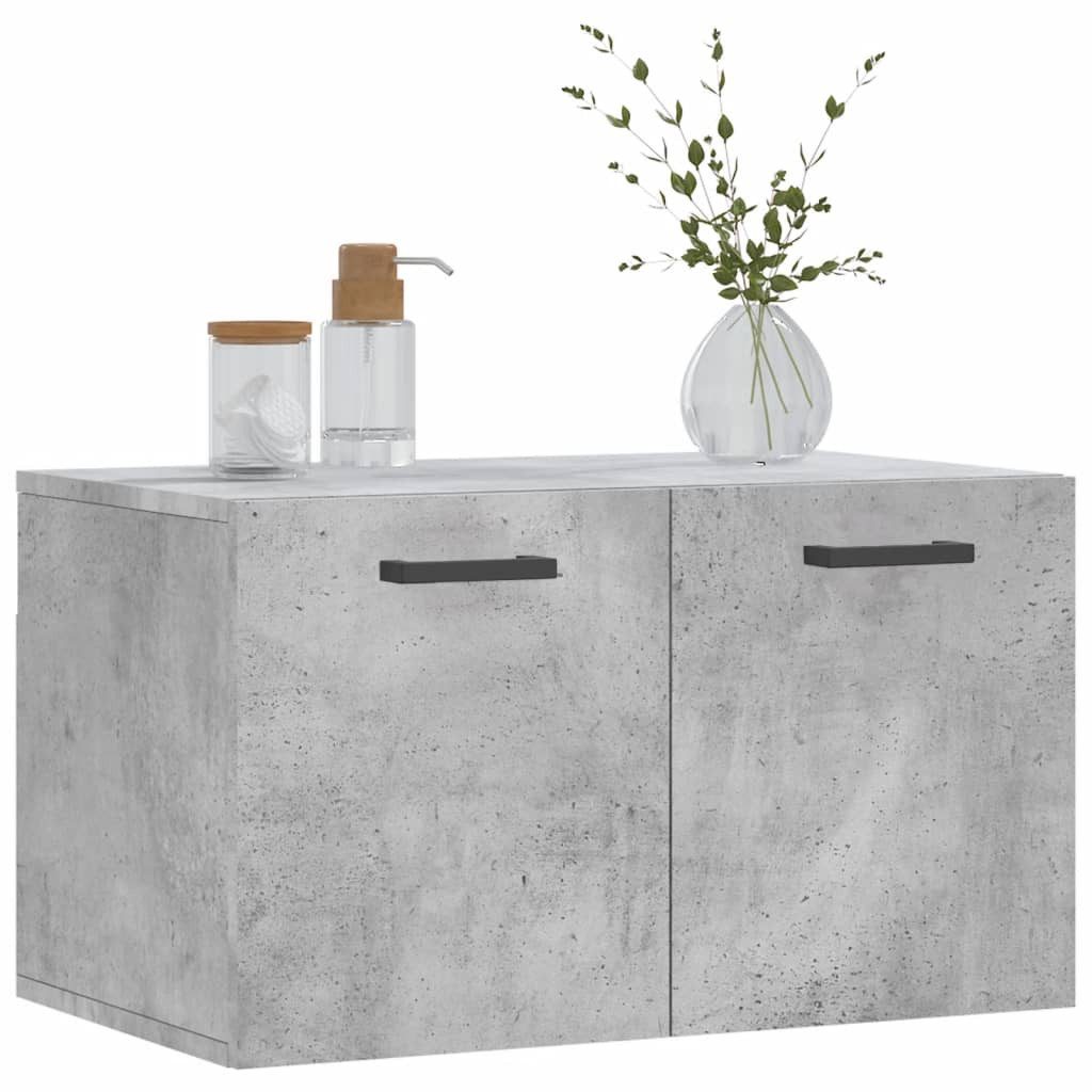 vidaXL Hängeschrank Wandschrank Betongrau 60x36,5x35 cm günstig online kaufen