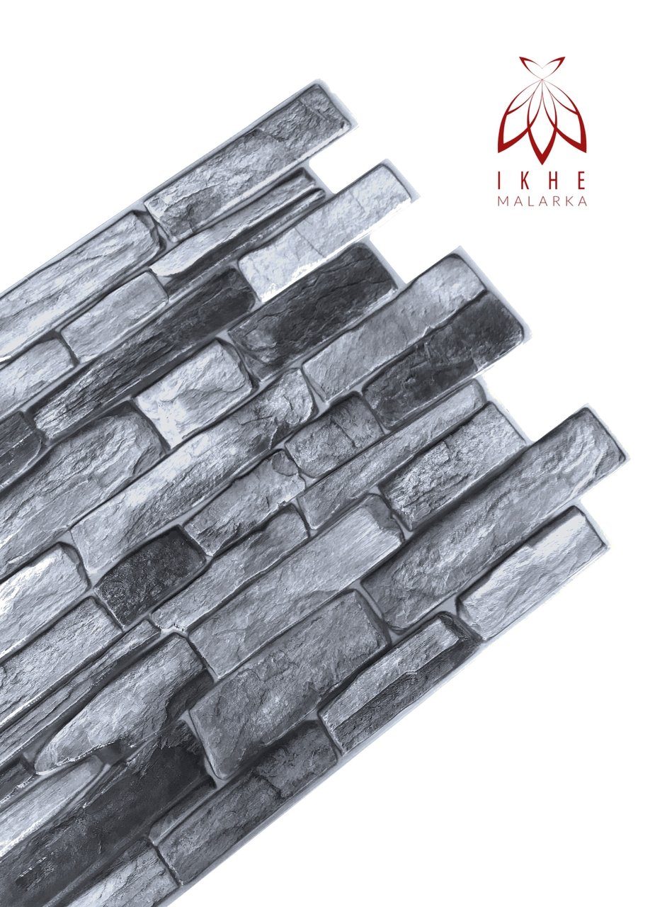 IKHEMalarka 3D Wandpaneel 4qm/10 Stück 3D PVC FLIESEN Wandpaneele, BxL: 50,00x92,00 cm, 4,00 qm, Wandverkleidung PVC-Verkleidung IMITATION OF STONE Stein Imitat – Bild 5 von 5