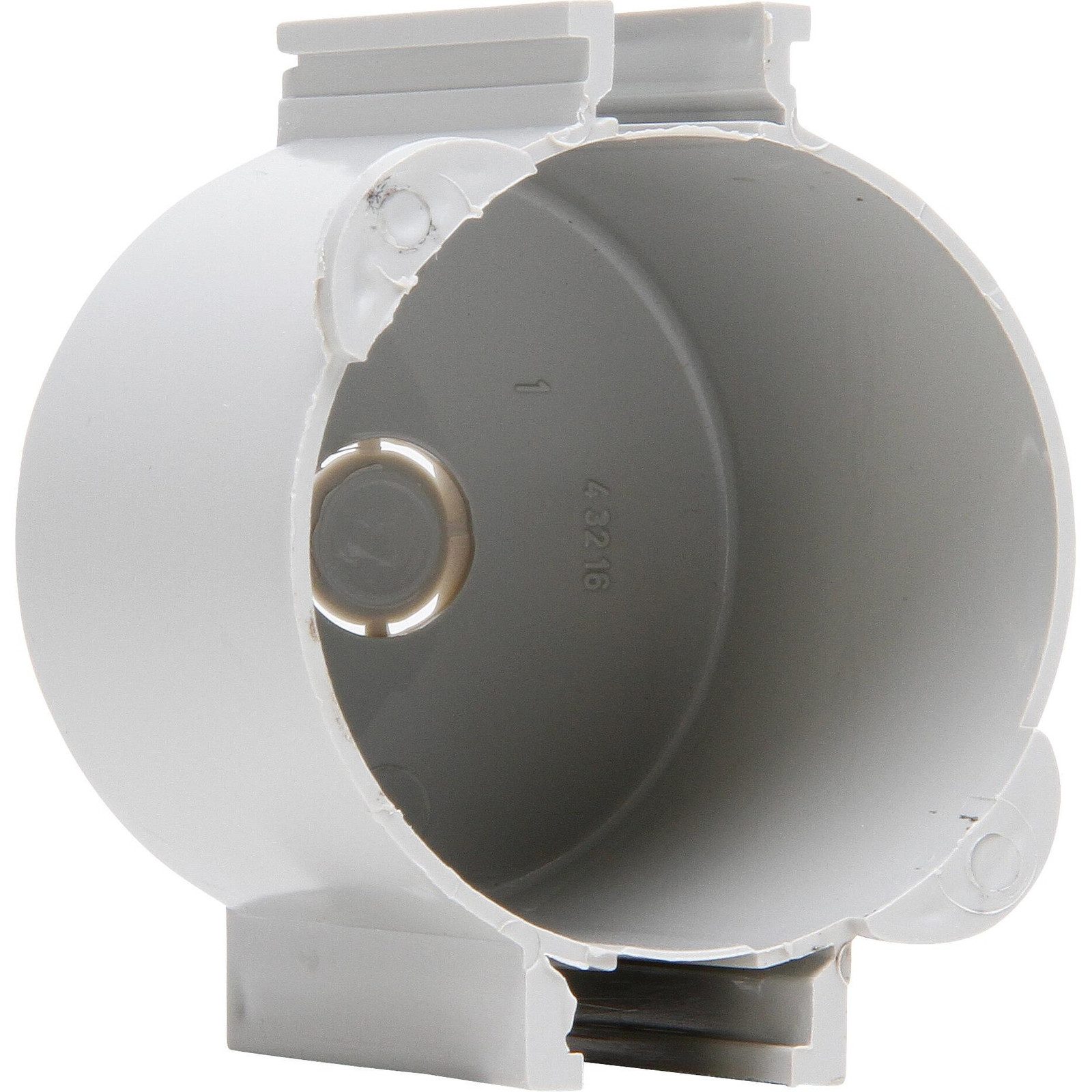 Kopp Dose Kopp Unterputz Schalterdose 1-fach 43mm Grau Installationsdose, UP Dose