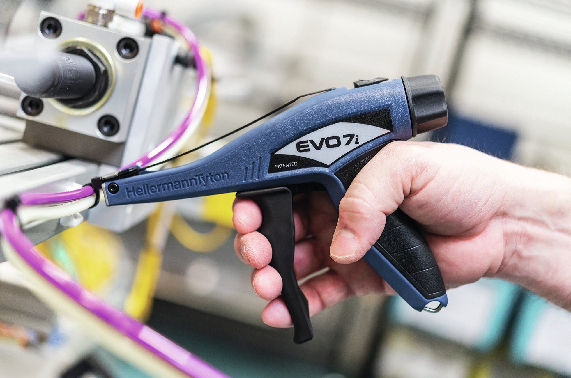 HellermannTyton Kabelbinder Kabelbinderzange EVO 7i 2,4-4,8 mm