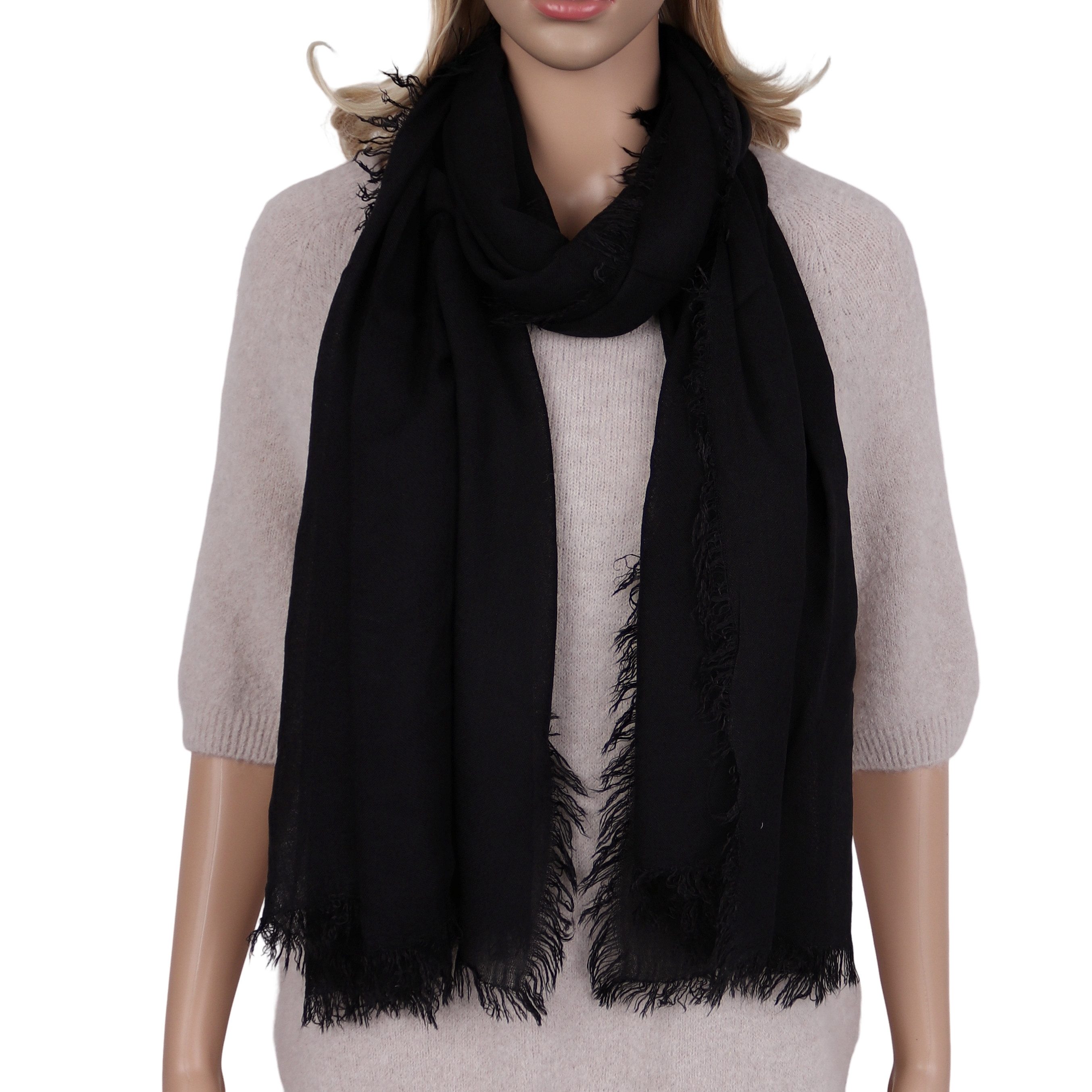 MIRROSI Modeschal weicher unifarbe Schal aus 100% Modal, Made in Italy, (viele tolle Farben zur Auswahl), Damen Halstuch ideal für Frühling, Sommer, Herbst