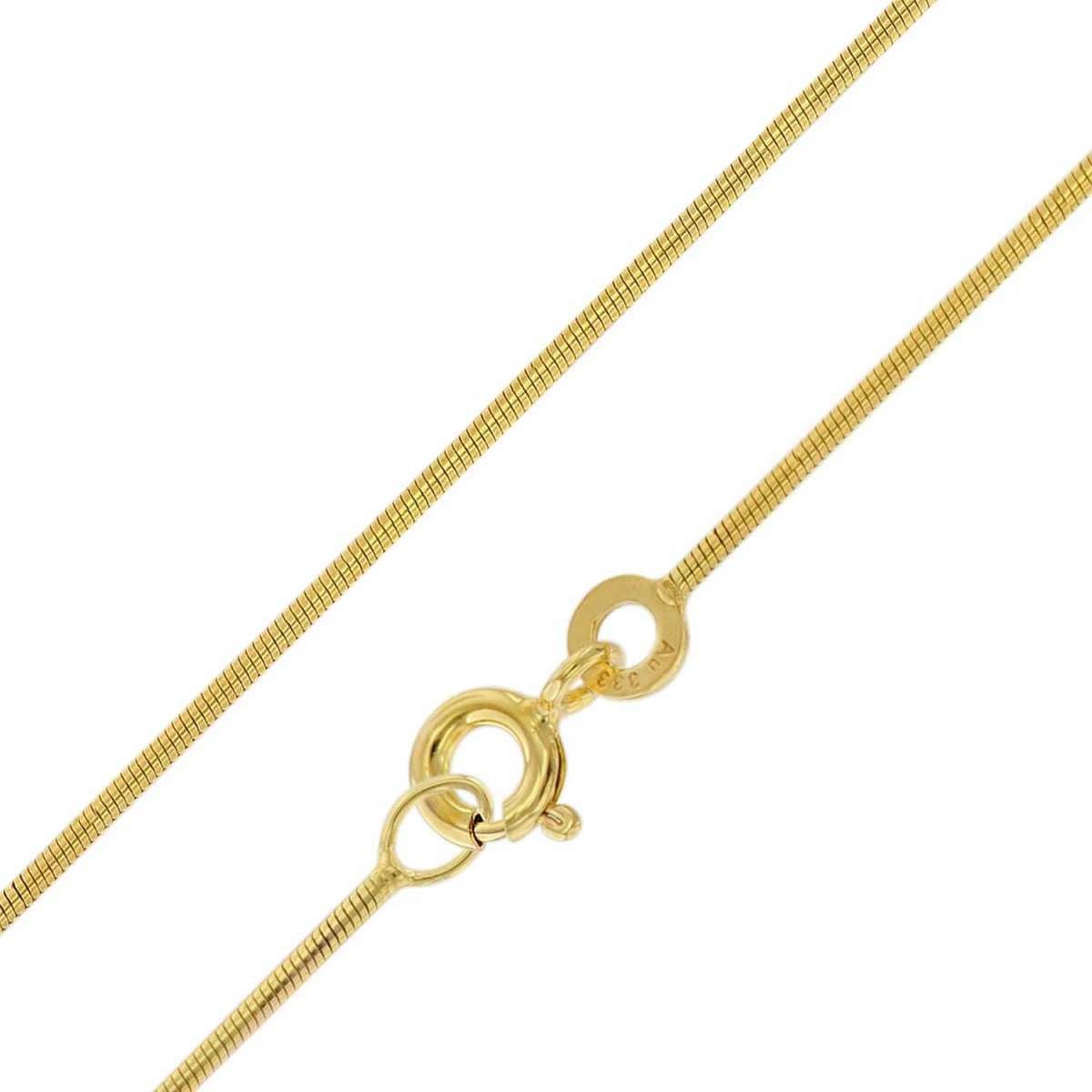 trendor Schlangenkette 51860, Feine Gold 333/8K Breite 0,9 mm